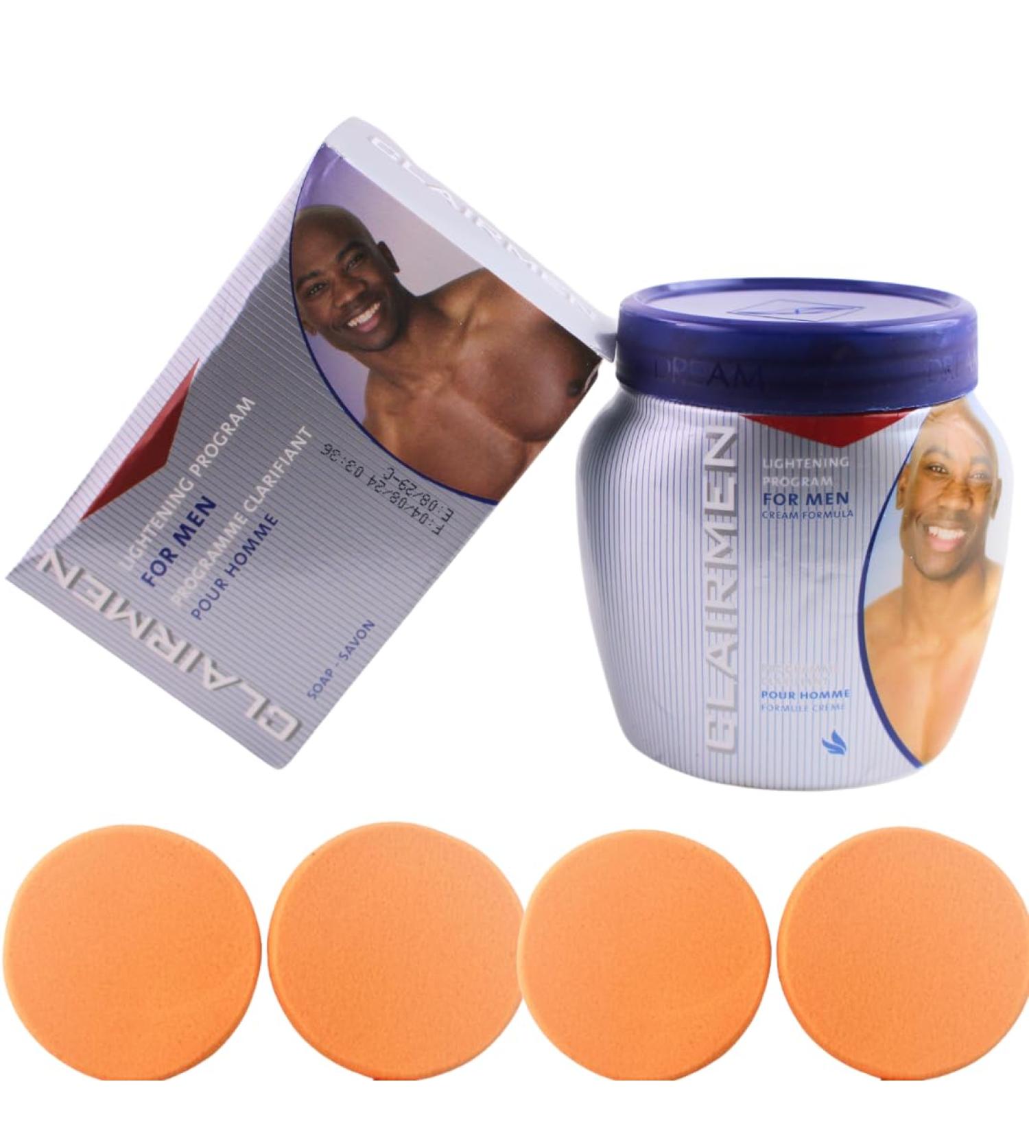 Clairmen Moisturizing Jar Cream 300ml and Soap 180g with 4 Exfoliating cleansing Pads - Buy Online on GoSupps.com