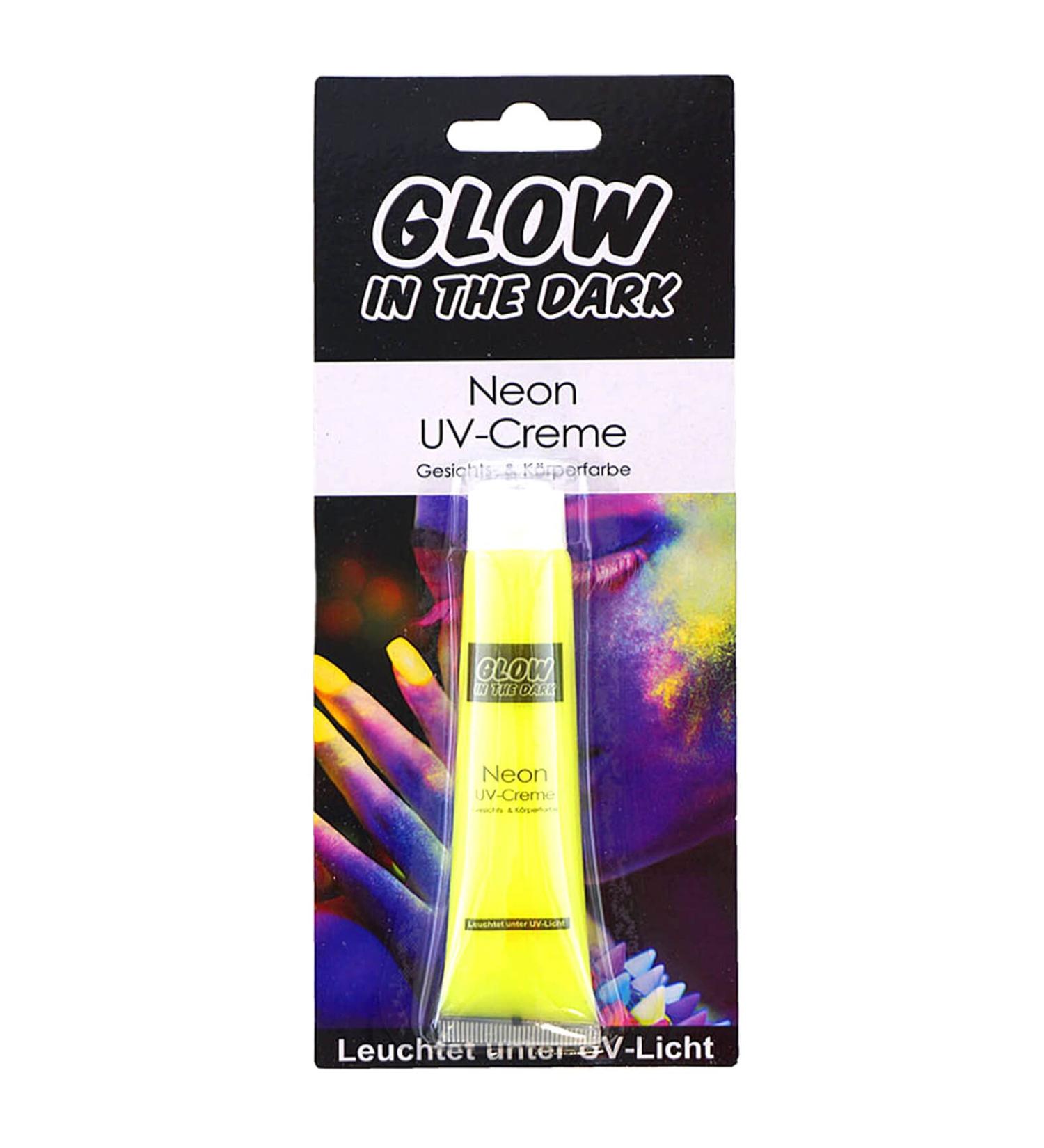  Sternfabrik Glow in the Dark Neon UV Cream for Face and Body Yellow 28ml Glows under UV light Party Highlight (yellow) - Buy Online on GoSupps.com