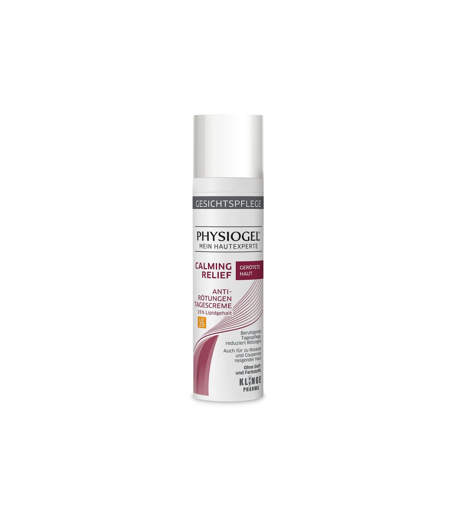 Buy PHYSIOGEL Calming Relief Anti-Redness Day Cream SPF25 - Soothing Moisturizer for Sensitive Skin | International Shipping Available - Buy Online on GoSupps.com