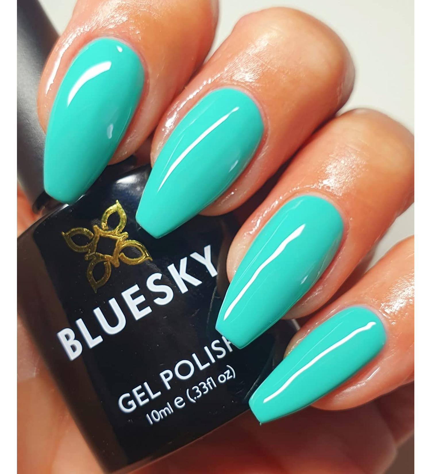 Bluesky Gel Nail Polish AQUA BLUEY GREEN SPRING SUMMER COLOR ALRIGHT ! SS2116 UV LED Soak Off 10ml - Buy Online on GoSupps.com