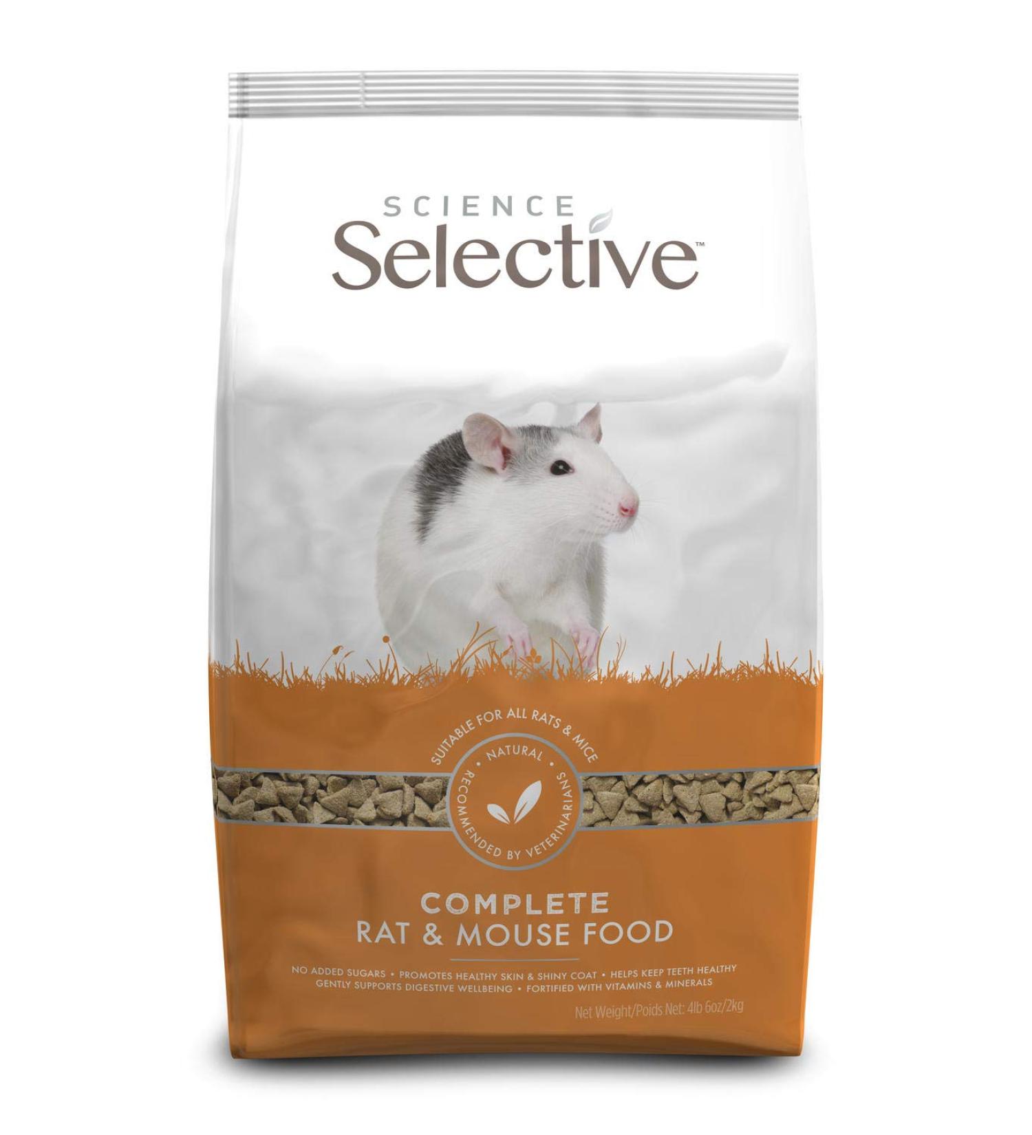 Supreme Petfoods Science Selective Rat Food - 4lb 6oz - Buy Online on GoSupps.com