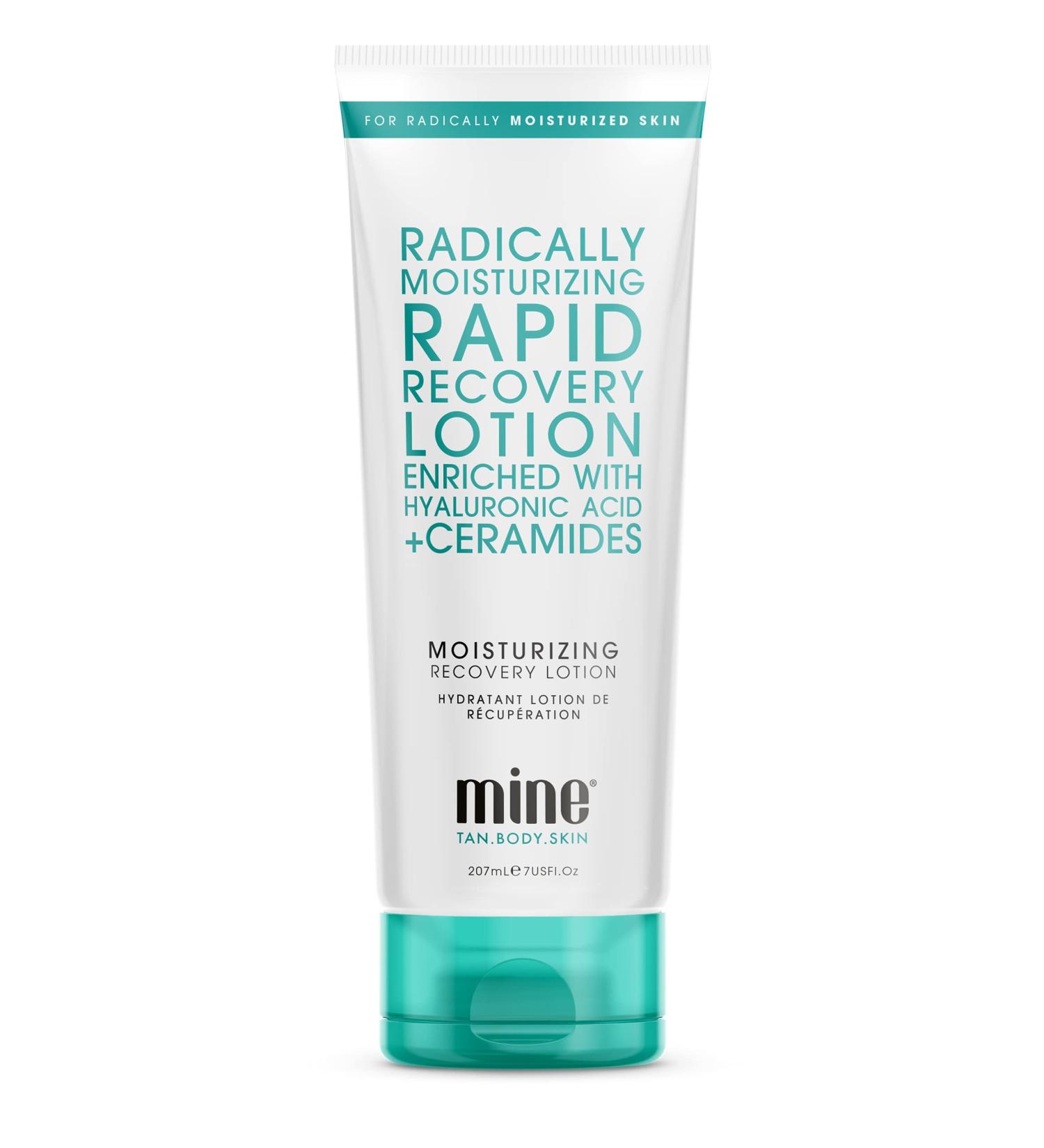 Minetan Radicalally Moisturizing Body Lotion | Rapid Recovery for Dry Skin | Hyaluronic Acid & Ceramides | 7 Fl OZ - Soft Plump Skin for Women & Men - Buy Online on GoSupps.com