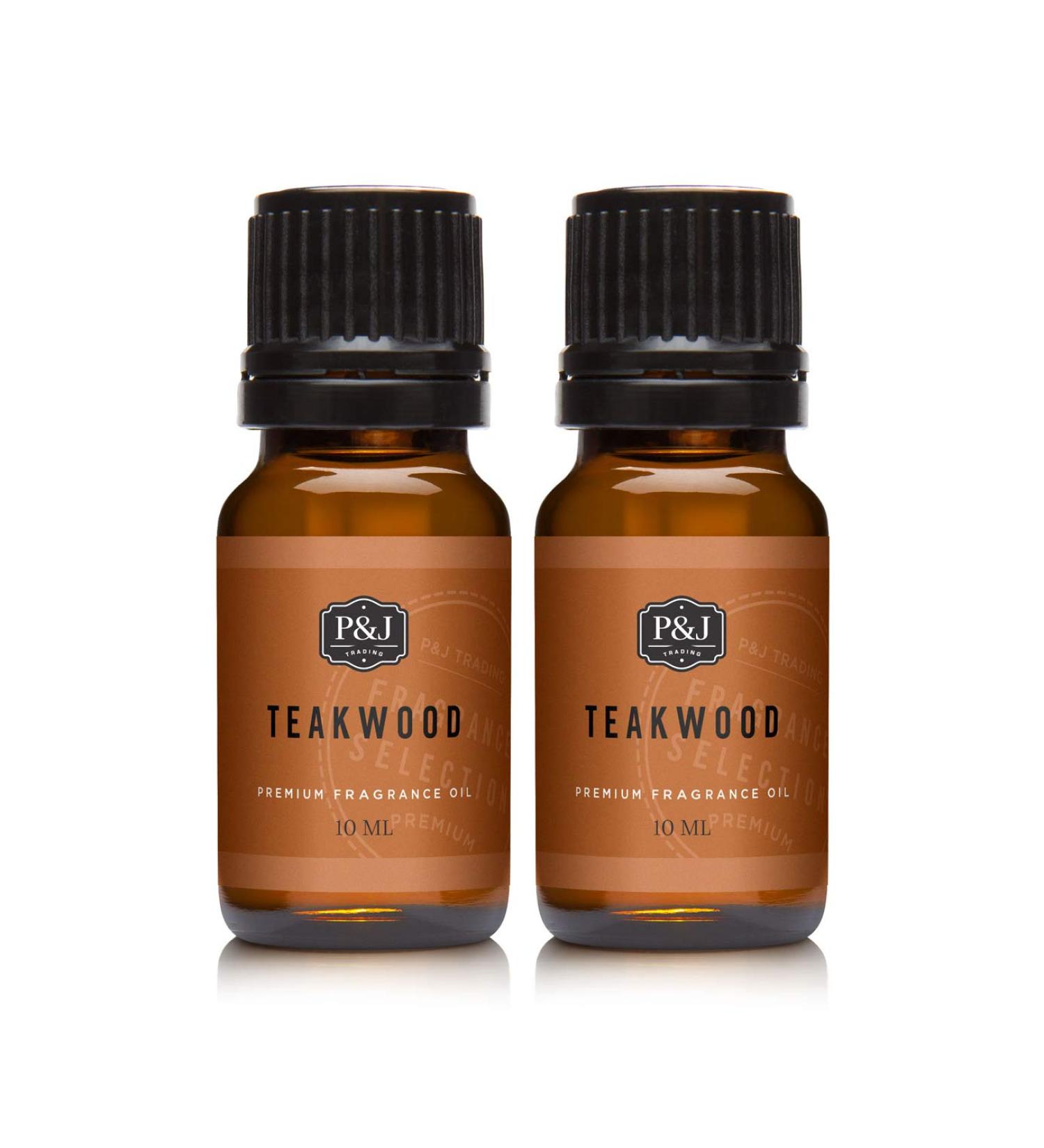 P&J Trading Teakwood Fragrance Oil 10ml 2pk | Perfect for Candle Making Soap Making & Diffusers - Premium Scents for DIY Projects - Buy Online on GoSupps.com