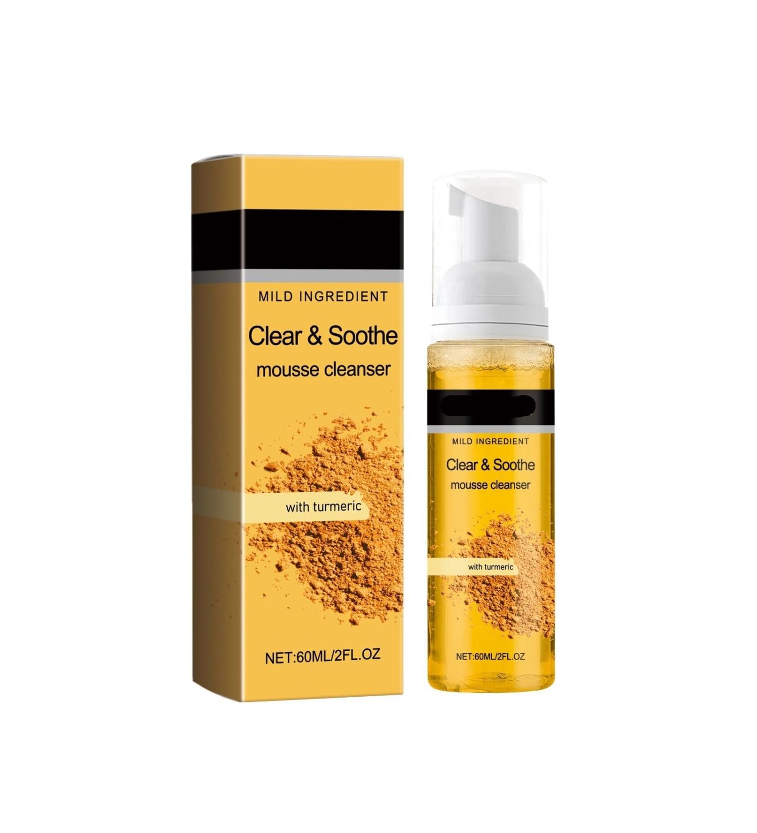 Mousse Nettoyante Douce - For Le Visage Un Nettoyage En Profondeur Des Pores Hydratante Et Apaisante Unifie Teint Am liore La Texture De Peau(3PCS) - Buy Online on GoSupps.com