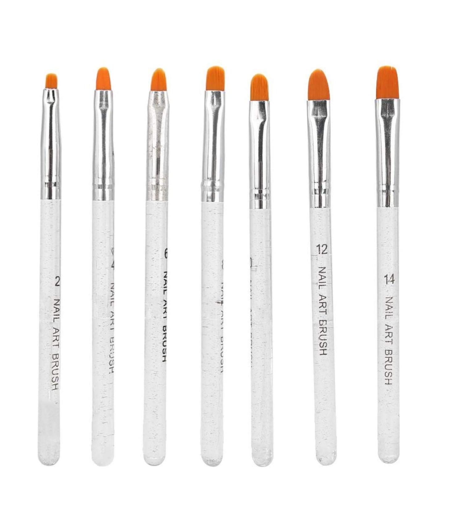 7PC Nail Art Dotting Pen Set - DIY Pattern Painting & UV Gel Brushes for Stunning Nail Designs - Buy Online on GoSupps.com