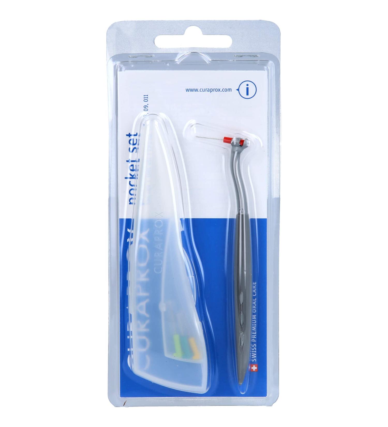 CURAPROX CPS 457 Pocket Set 1 holder+4 brushes 1 pc