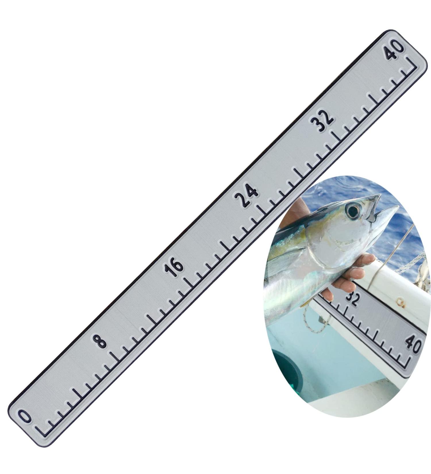 Hzkaicun 40 Fish Ruler Sticker with Adhesive Backing - Light Gray Foam Measuring Board for Fish Boat, Cooler, Kayak, Yacht - Boat Accessories - Buy Online on GoSupps.com