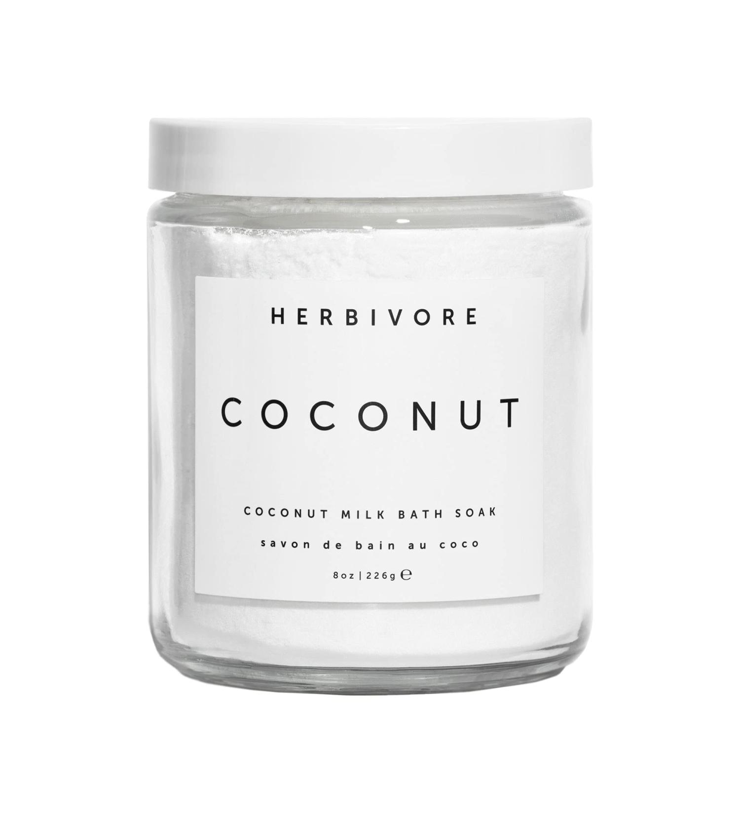 Herbivore Botanicals Coconut Milk Bath Soak - Softens Skin, Vanilla Scented, Natural & Vegan (8 oz) - Buy Online on GoSupps.com