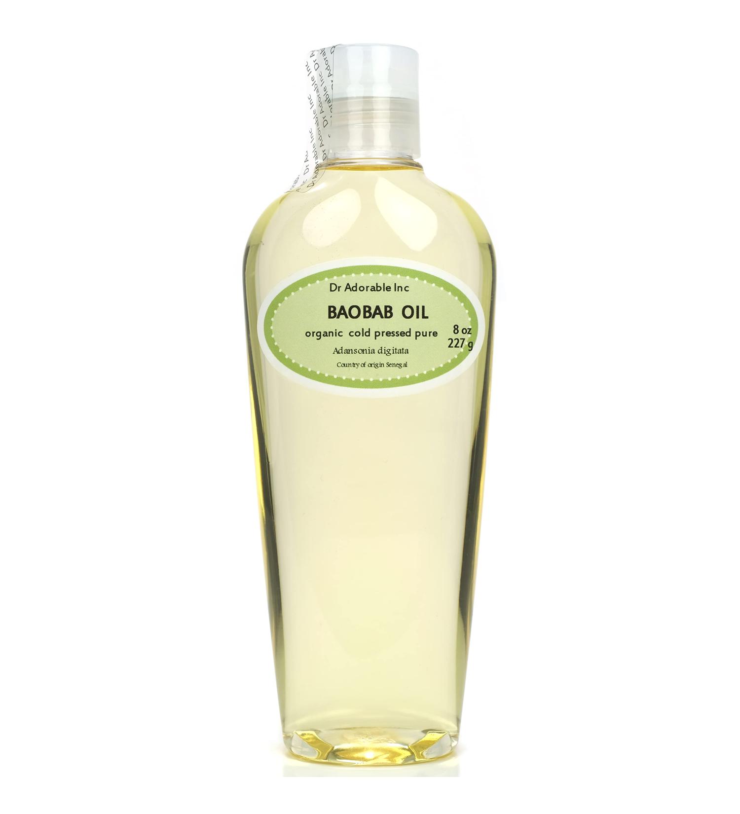 Dr Adorable Baobab Oil 8 oz - 100% Pure Organic Cold Pressed - International Shipping Available - Buy Online on GoSupps.com