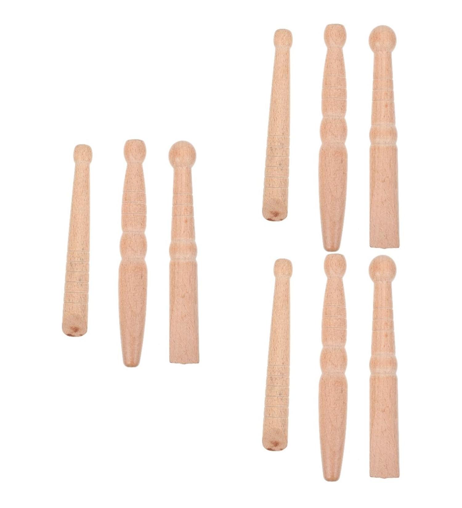 Healeved 9 STK Acupuncture Rod Massage Device - Portable Wood Acupressure Tools for Home Use | Multifunctional Massage Accessories - Buy Online on GoSupps.com