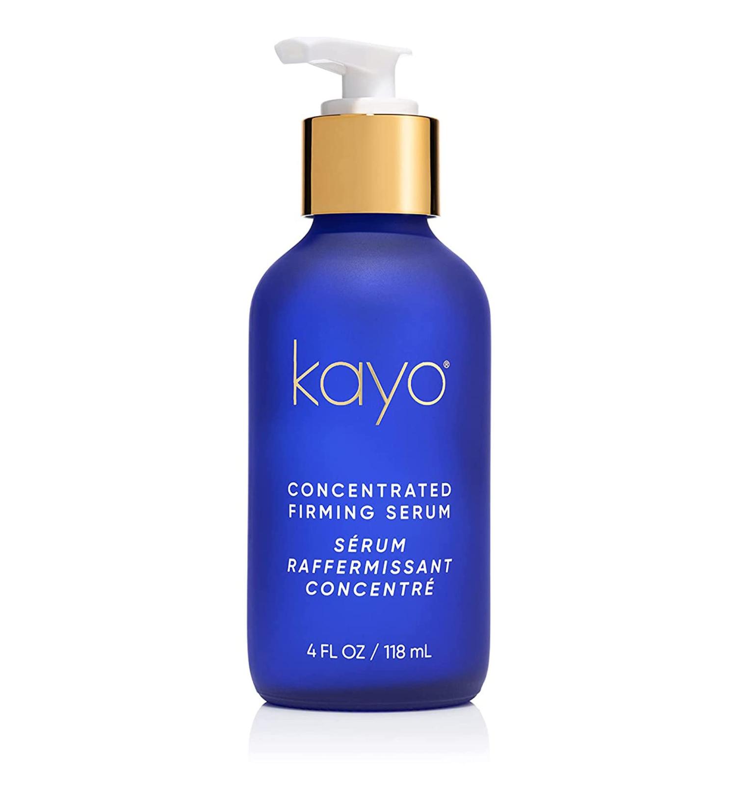 Kayo Concentrated Firming Serum 4 oz. | Hydrating and Firming Formula with Hyaluronic Acid, Caffeine, and Omega Oils | Tighten and Moisturize Skin for All-day Hydration - Buy Online on GoSupps.com