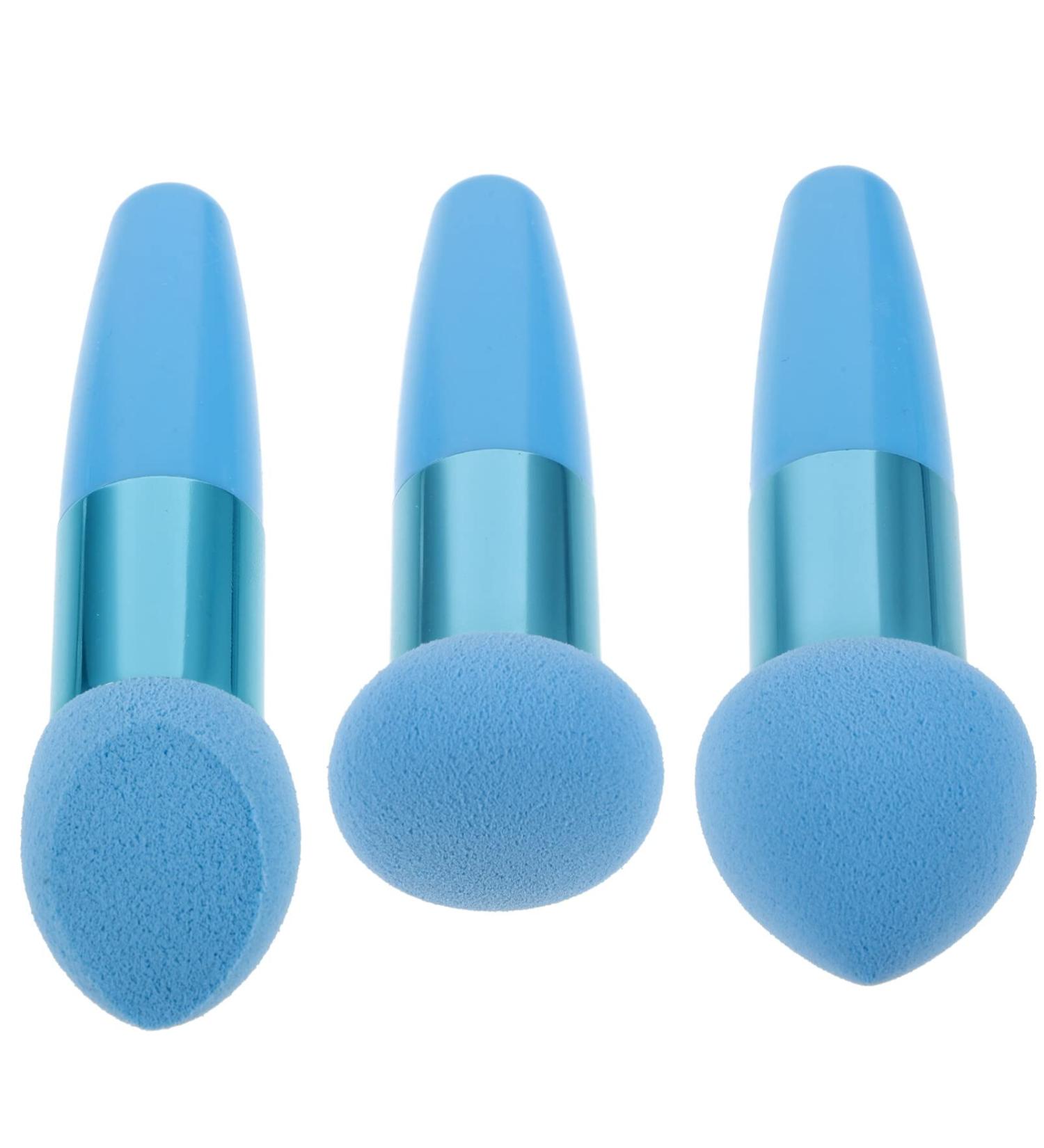 Beaupretty Makeup Sponges Set - 3pcs with Handle Concealer & Foundation Applicator - Beauty Accessories for Women - Ideal for Flawless Makeup Finish - Buy Online on GoSupps.com
