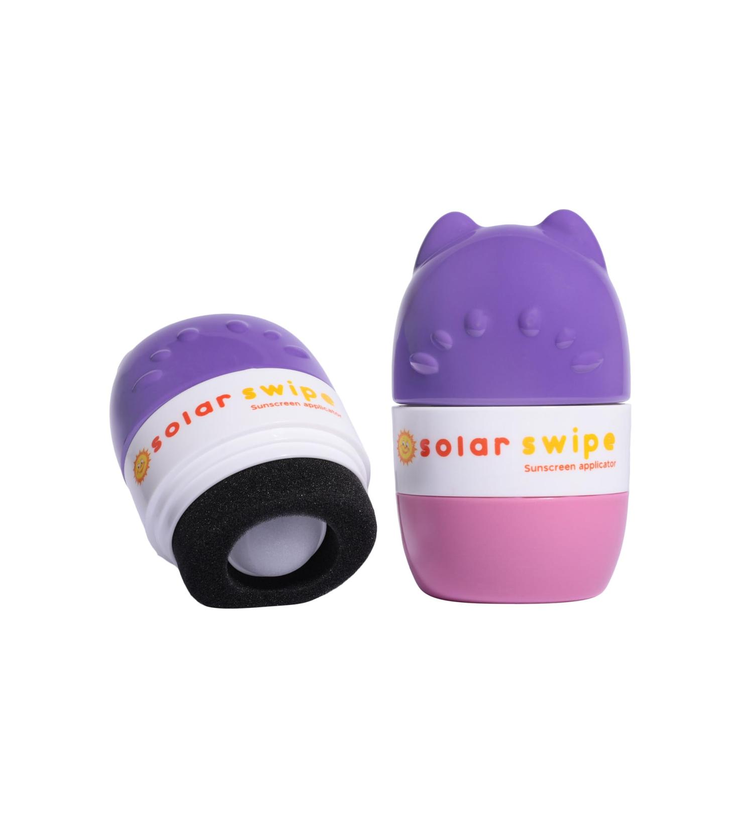 Sunscreen Applicator for Kids & Adults - Portable Washable Easy Application - Perfect for All Ages (Purple Pink - Buy Online on GoSupps.com