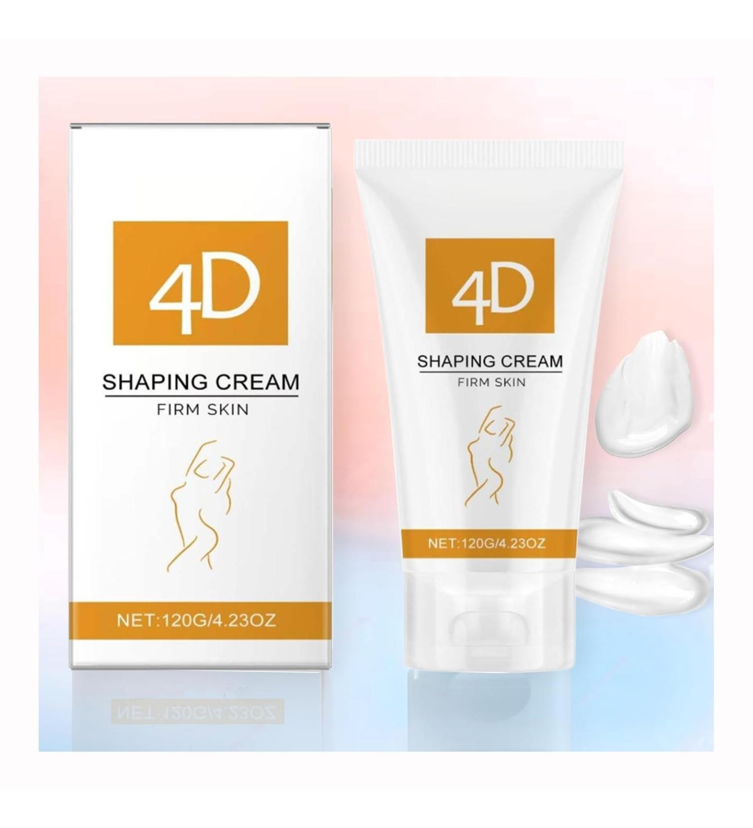B Flat Belly Firming Cream - Skin Tightening Cream for Stomach, Cellulite Cream, Thighs & Butt, Moisturizing Firming Lotion, 120 ML