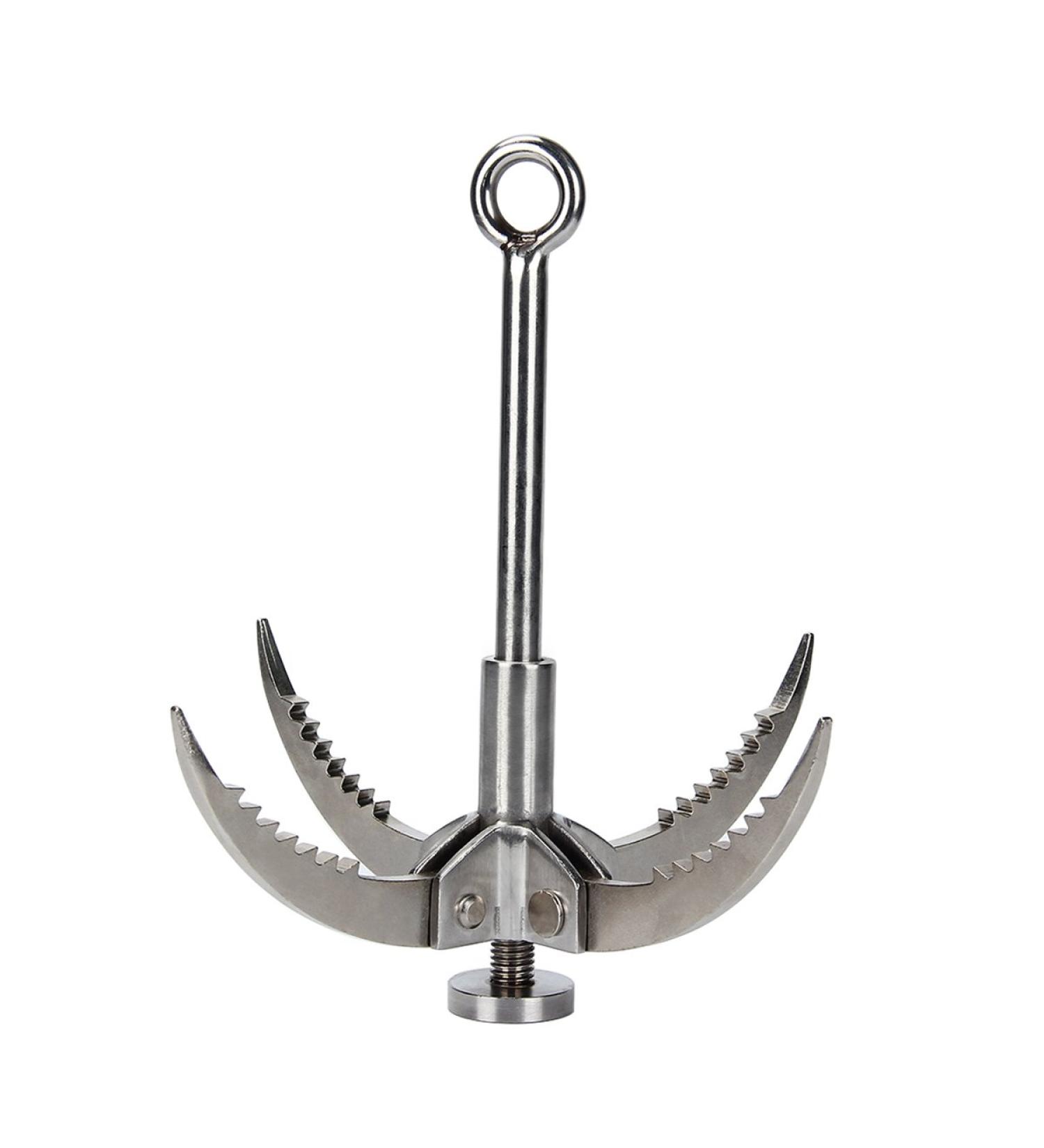 Latinaric Stainless Steel Grappling Hook - 4 Claws for Mountaineering Hiking & Survival | Durable & Reliable International Shipping - Buy Online on GoSupps.com