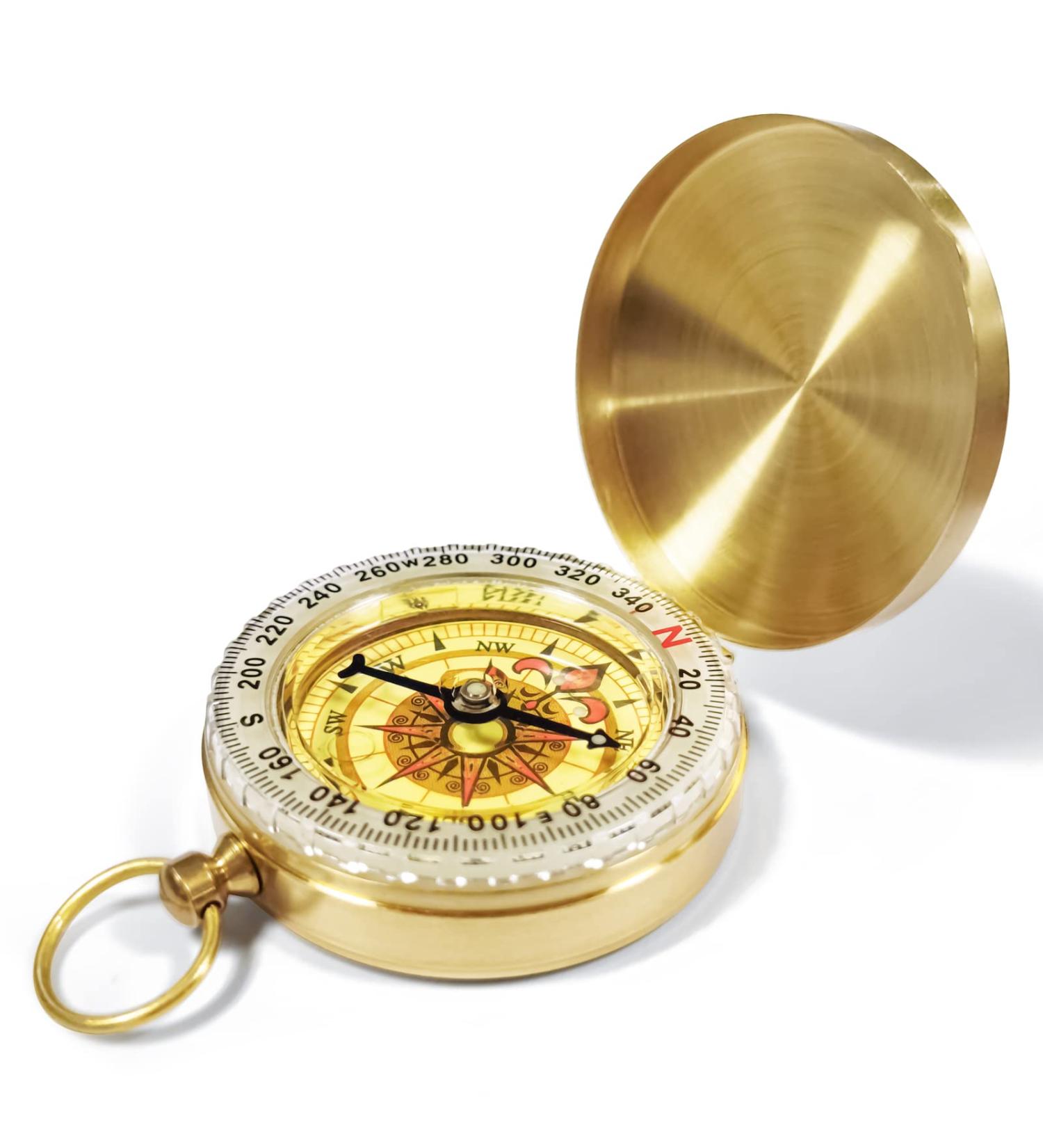 Bahfir Camping Survival Compass for Hiking  Pocket Compass for Kids  Glow in The Dark Compass for Camping Hunting  Outdoor Military Navigation Tool 1 Pack - Buy Online on GoSupps.com