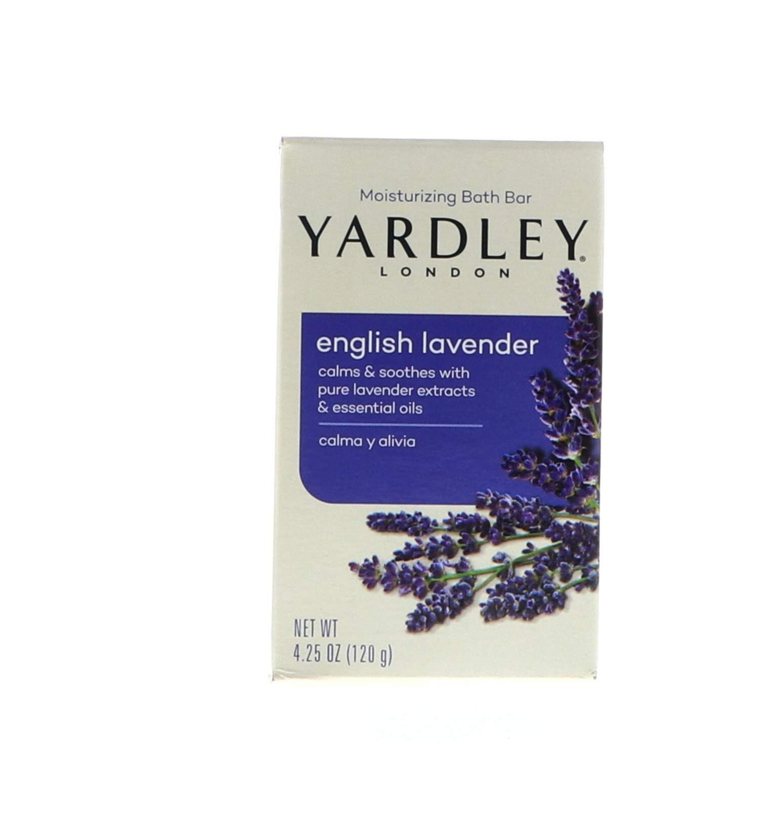 Yardley English Lavender Bath Bars 8oz | Luxurious Soothing Bar Soap for Relaxation | Buy Online Internationally - Buy Online on GoSupps.com