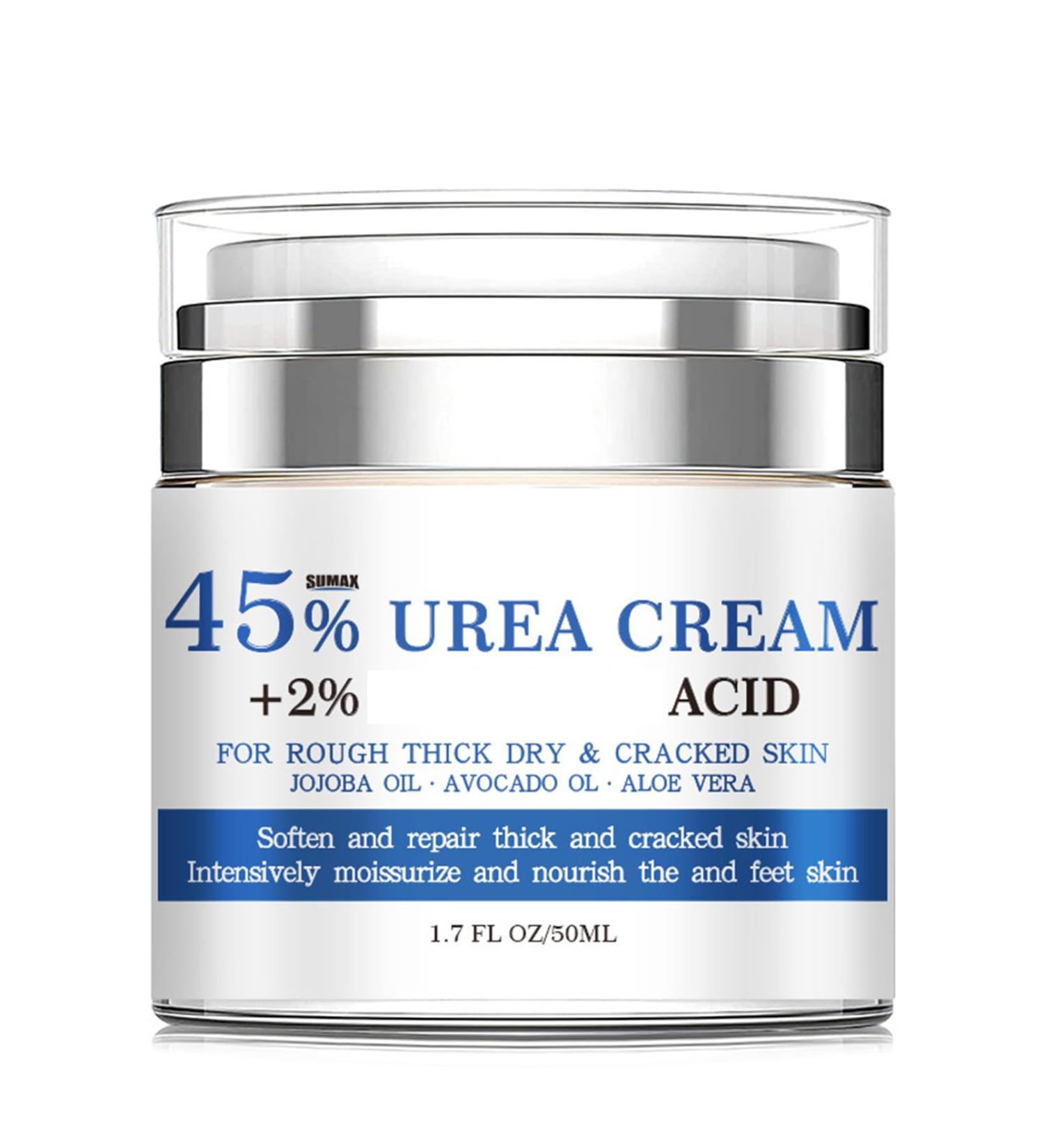Urea Cream Urea 45% Foot Cream Cracked Heel Repair Cream For Feet and Hand Callus Remover For Dry And Hard Skin Hand Foot and Body 50g - Buy Online on GoSupps.com