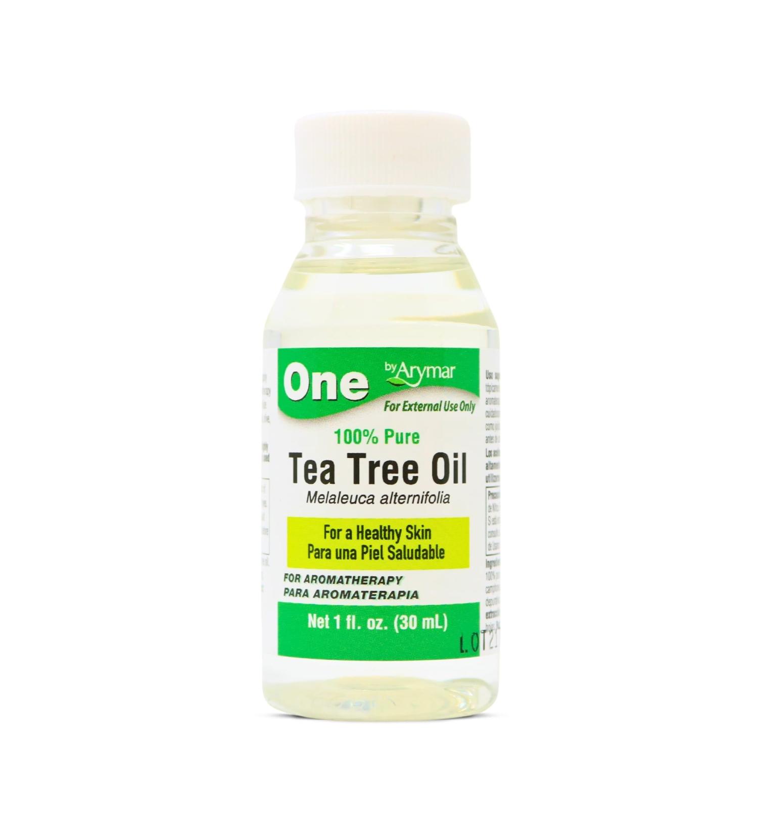 Arymar 100% Pure Tea Tree Essential Oil - Natural Oil for Hair Skin and Nails 1 fl oz - Buy Online on GoSupps.com