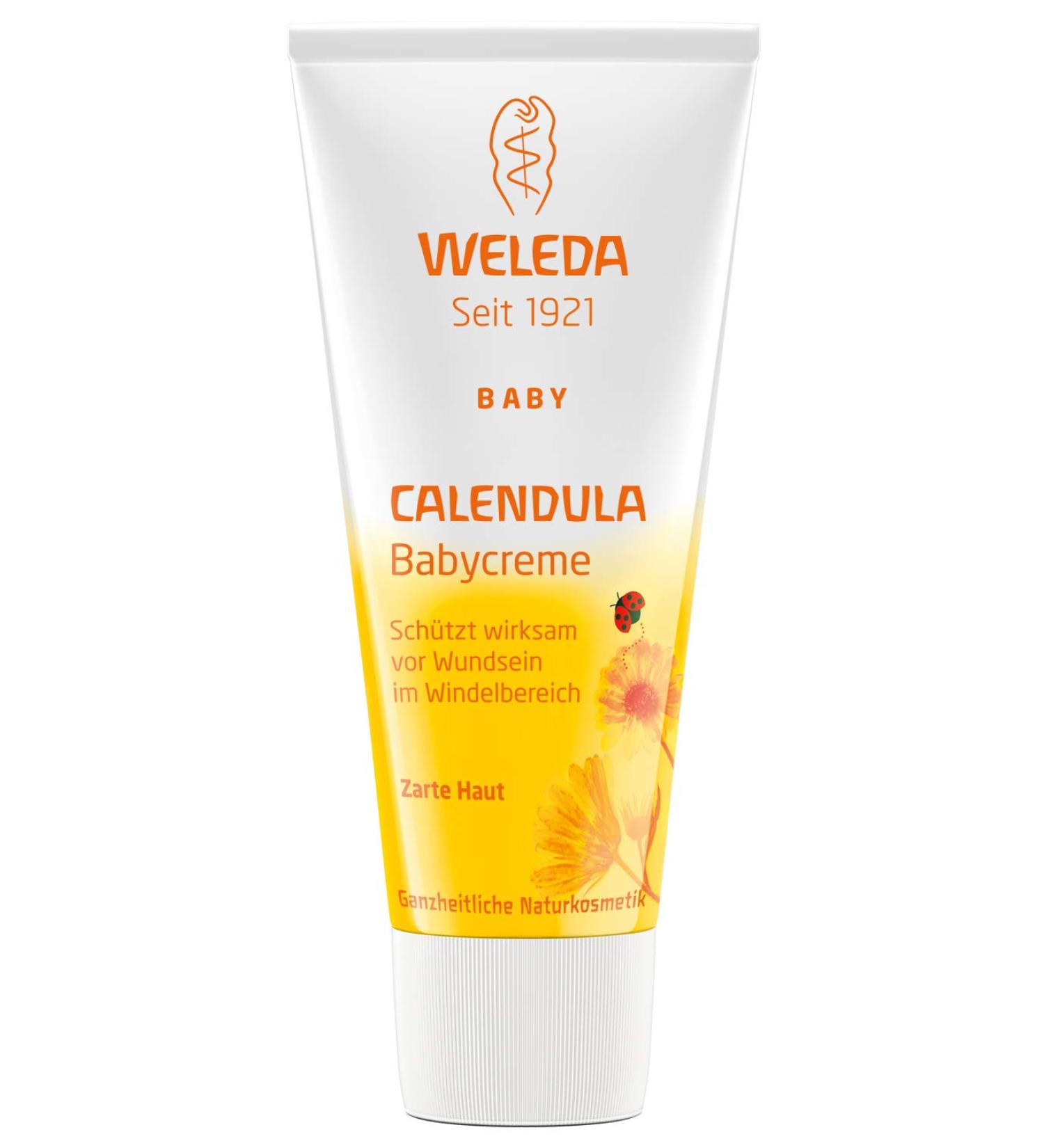 Weleda Calendula Baby Cream - Protects Sensitive Skin, Soothes Irritation, Promotes Regeneration - 75 ml - Buy Online on GoSupps.com