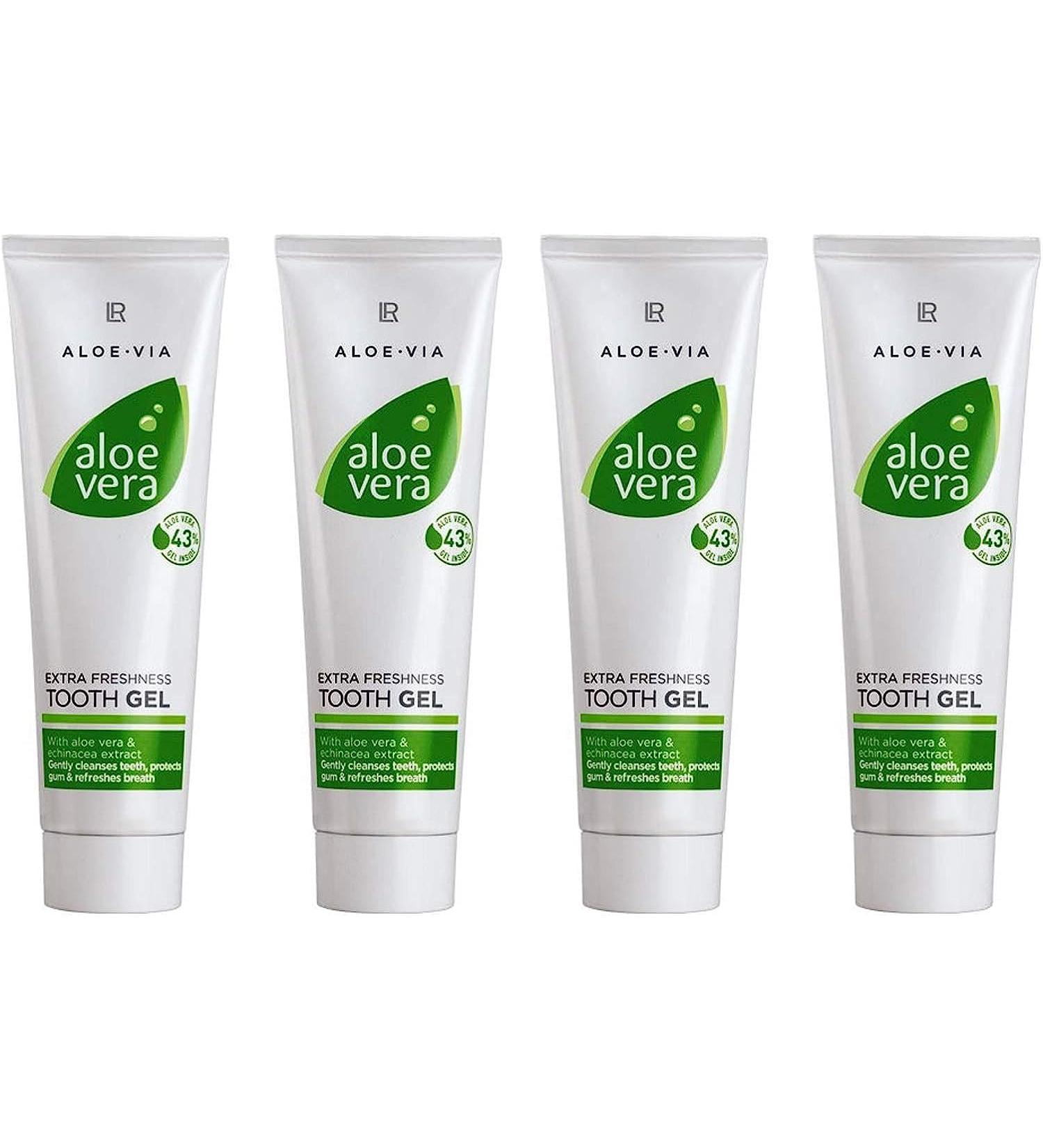 Buy Lr Aloe Vera Toothpaste 4er Set | Natural Refreshing & International Shipping Available - Buy Online on GoSupps.com