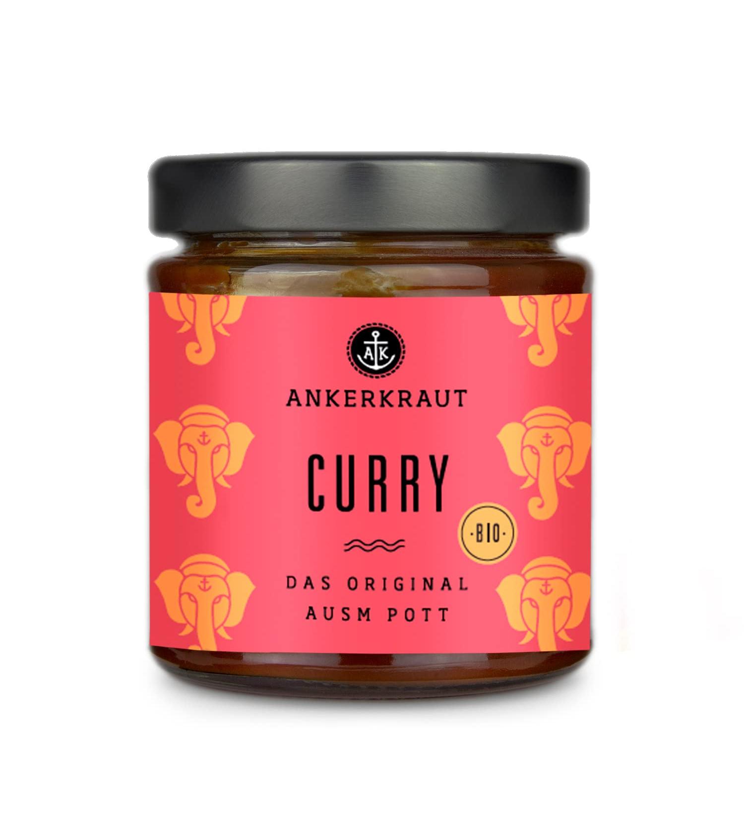 Ankerkraut Curry Sauce - Perfect for Rice Vegetables & Chicken | 170ml Gourmet Flavor in a Bottle - Buy Online on GoSupps.com