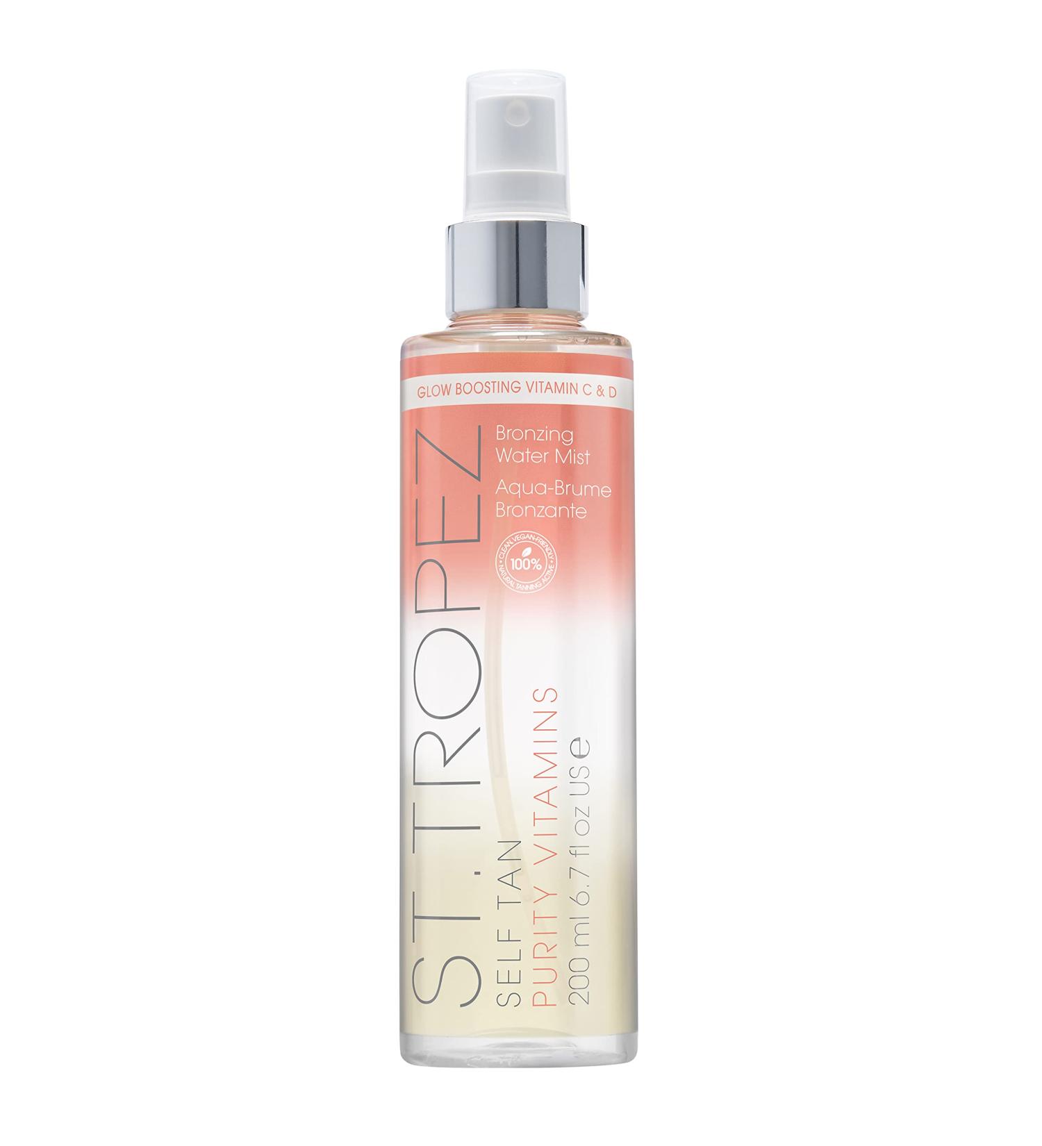 St.Tropez Vitamin D Boosting Bronzing Body Mist 200ml - Vegan Tanning Water with Vitamin C - Natural Tanning Active - Buy Online on GoSupps.com