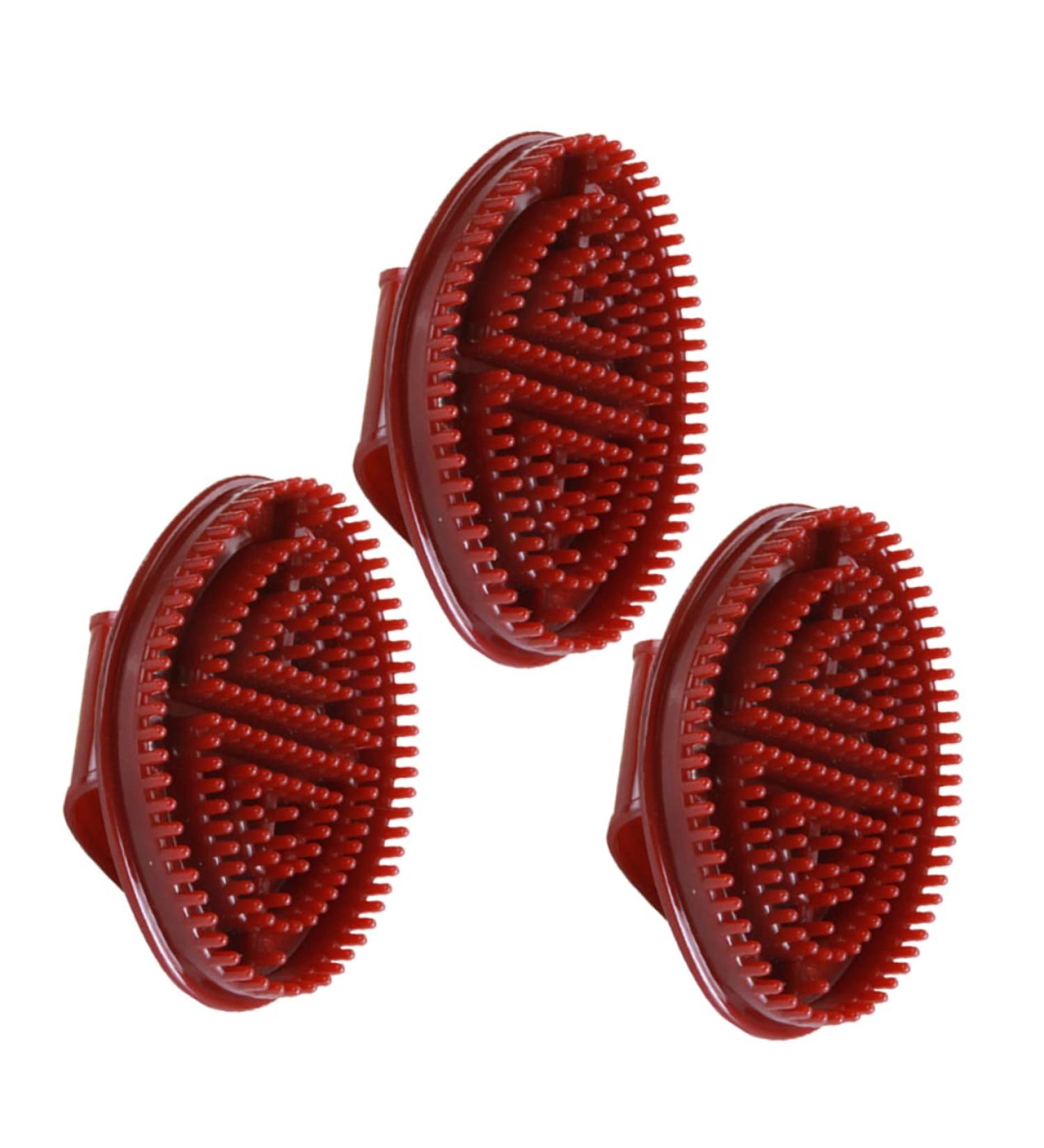 LIFKOME 3Pcs Multifunctional Hair Washing Brush With Massage Function For Improved Blood Circulation Comfortable Bathing Experience Glove Design Soft Firm Scalp - Buy Online on GoSupps.com