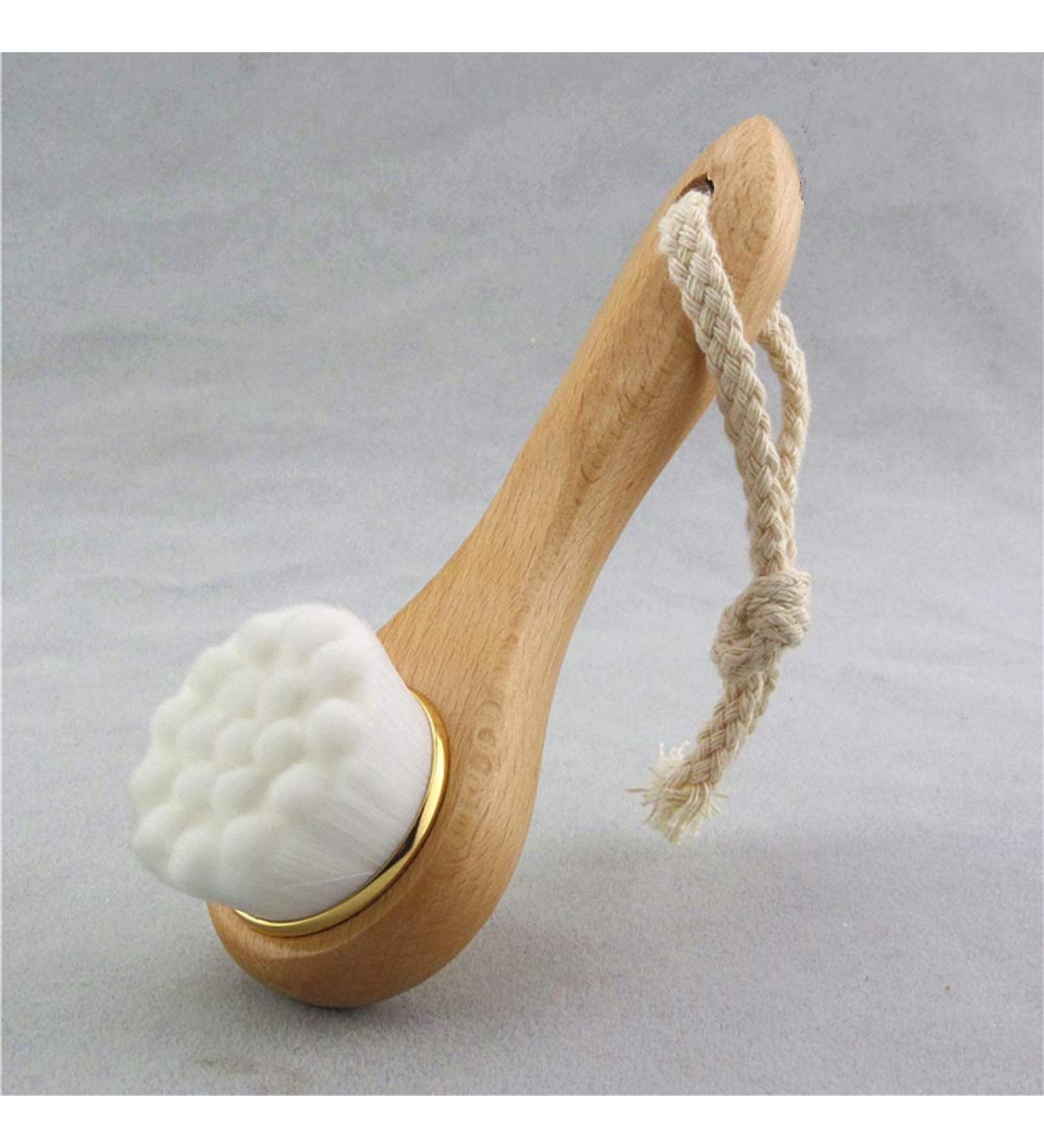 Lyx ELM Handle Microfiber Cleaning Brush - Deep Cleansing Blackhead Removal & Facial Massage | International Shipping - Buy Online on GoSupps.com