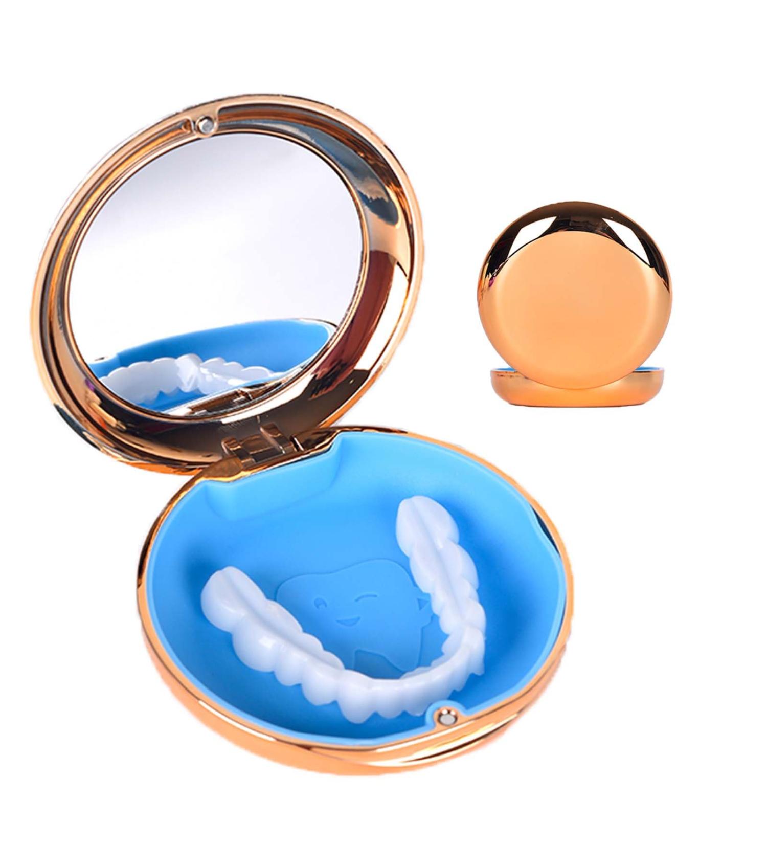 Didatool Golden Braces Organization Kit - Galvanized Dentures with Mirrors Mouth Protection & Orthodontic Hygiene Solution - Buy Online on GoSupps.com