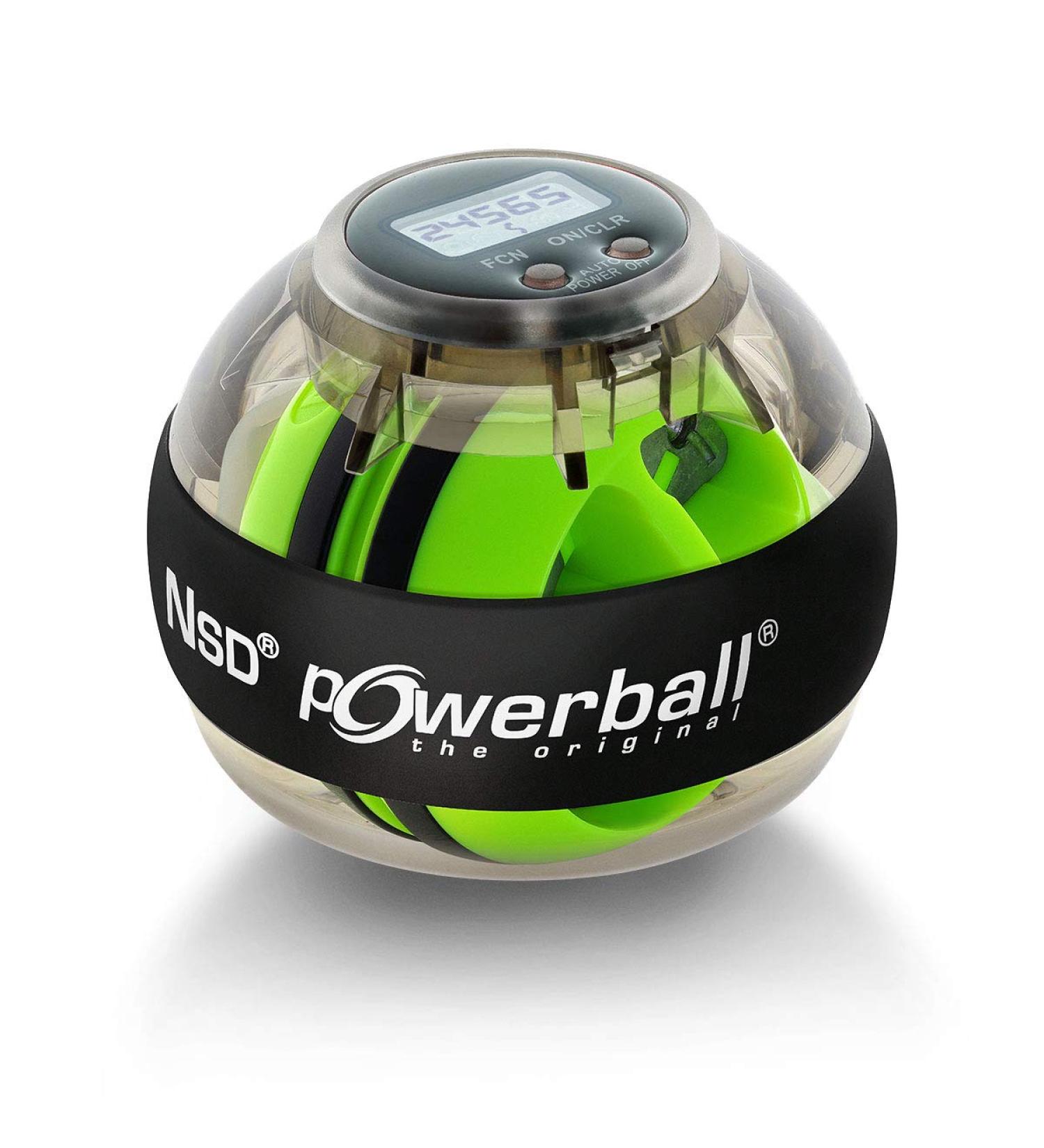 Powerball Autostart Max - Original Gyroscopic Hand Trainer with Tachometer & Aufziemechanik | Transparent Gray | International Shipping Available - Buy Online on GoSupps.com