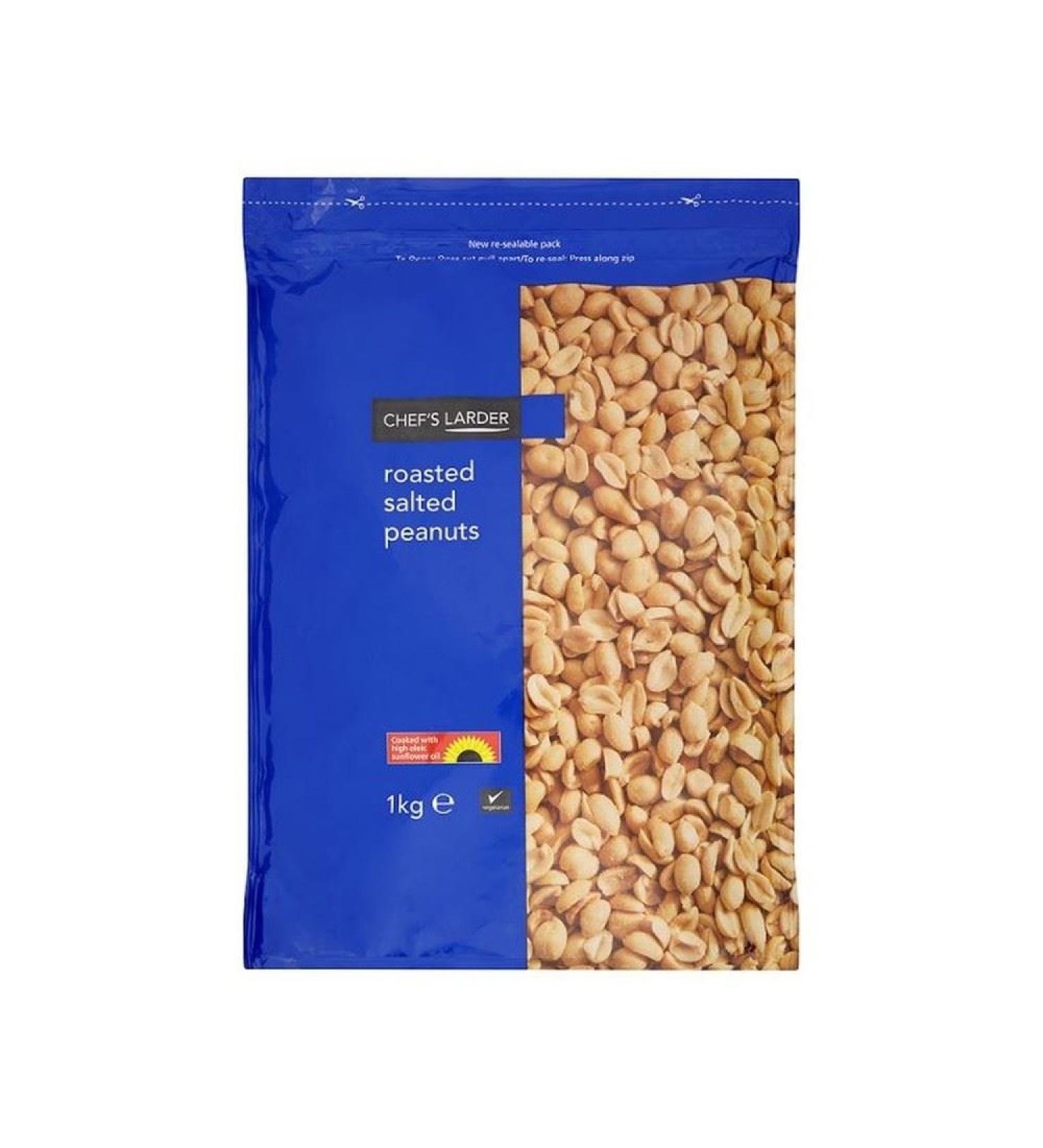 Chefs Larder Chef's Roasted Larder with Salted Peanuts 1 kg