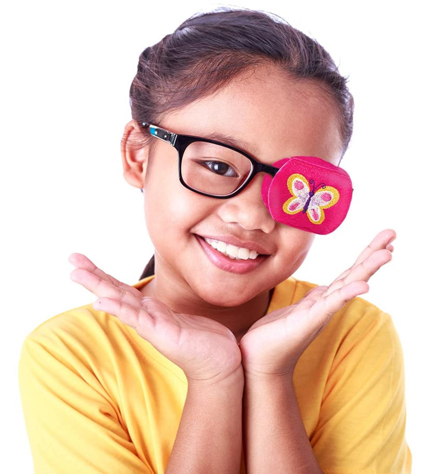 Butterfly Eyeglass Eye Patch for Children | Left Eye Coverage | Comfortable & Stylish by Patch Pals - Buy Online on GoSupps.com