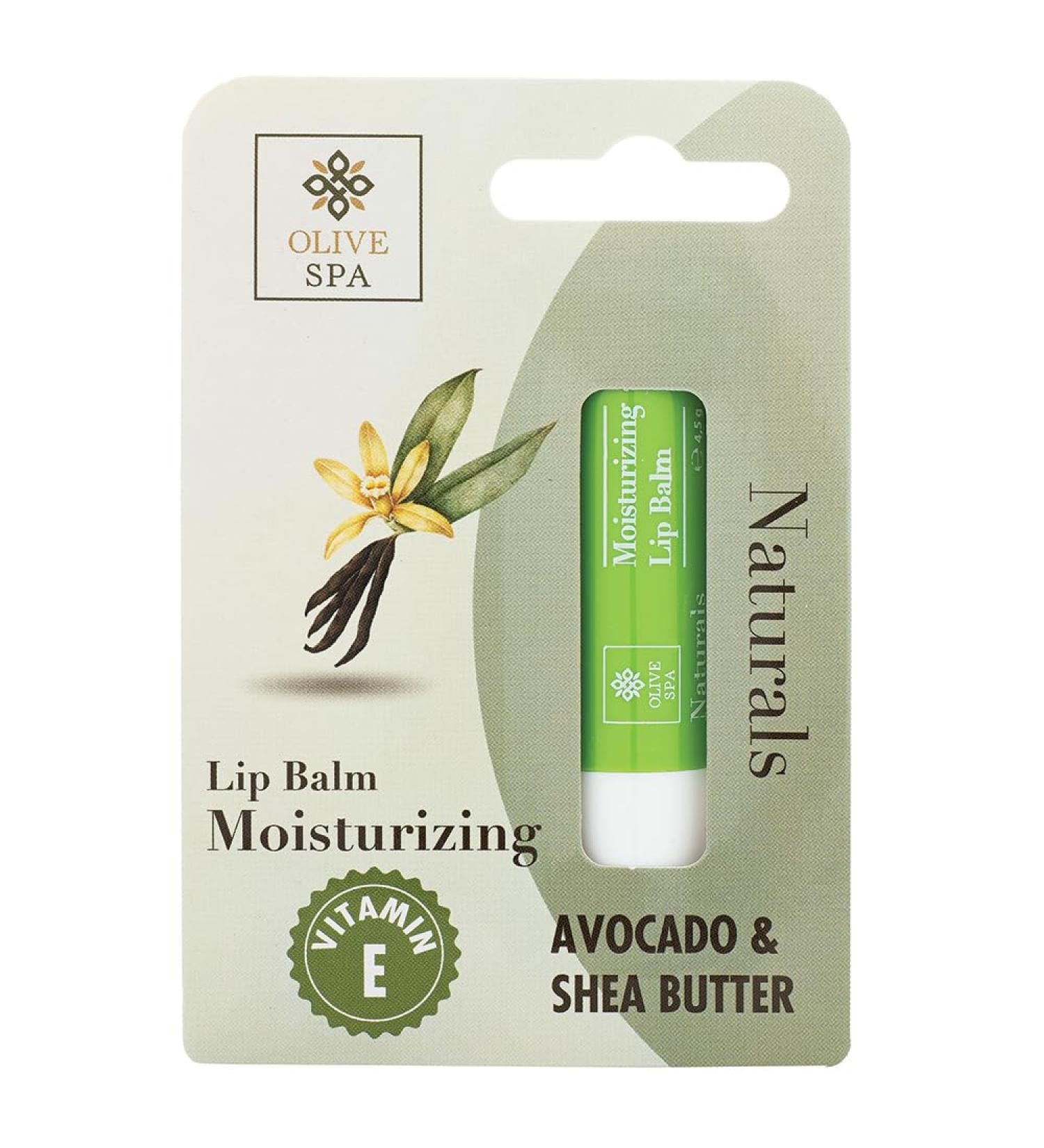  Olive Spa Moisturizing lip balm with avocado and shea butter - Buy Online on GoSupps.com