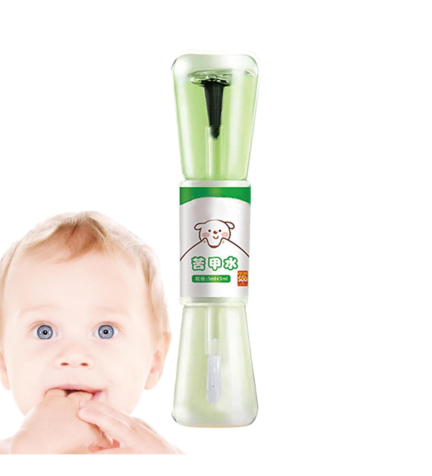 Anti Nail Biting Polish - 10ml Bitter Tasting Kid's Nail Polish Liquid | Friendly Bitter Design Nail Biting Stop Tool for Children Teenagers of All Ages Toddler Adults - Buy Online on GoSupps.com