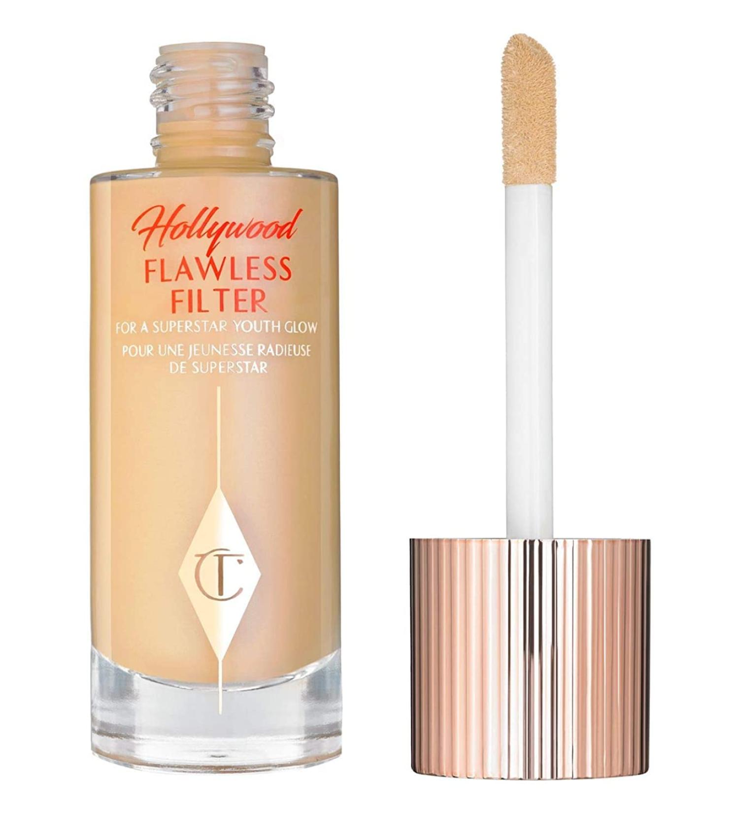 Charlotte Tilbury Hollywood Flawless Filter Face Foundation Primer & Highlight - 1 oz Full Size (Shade 7)