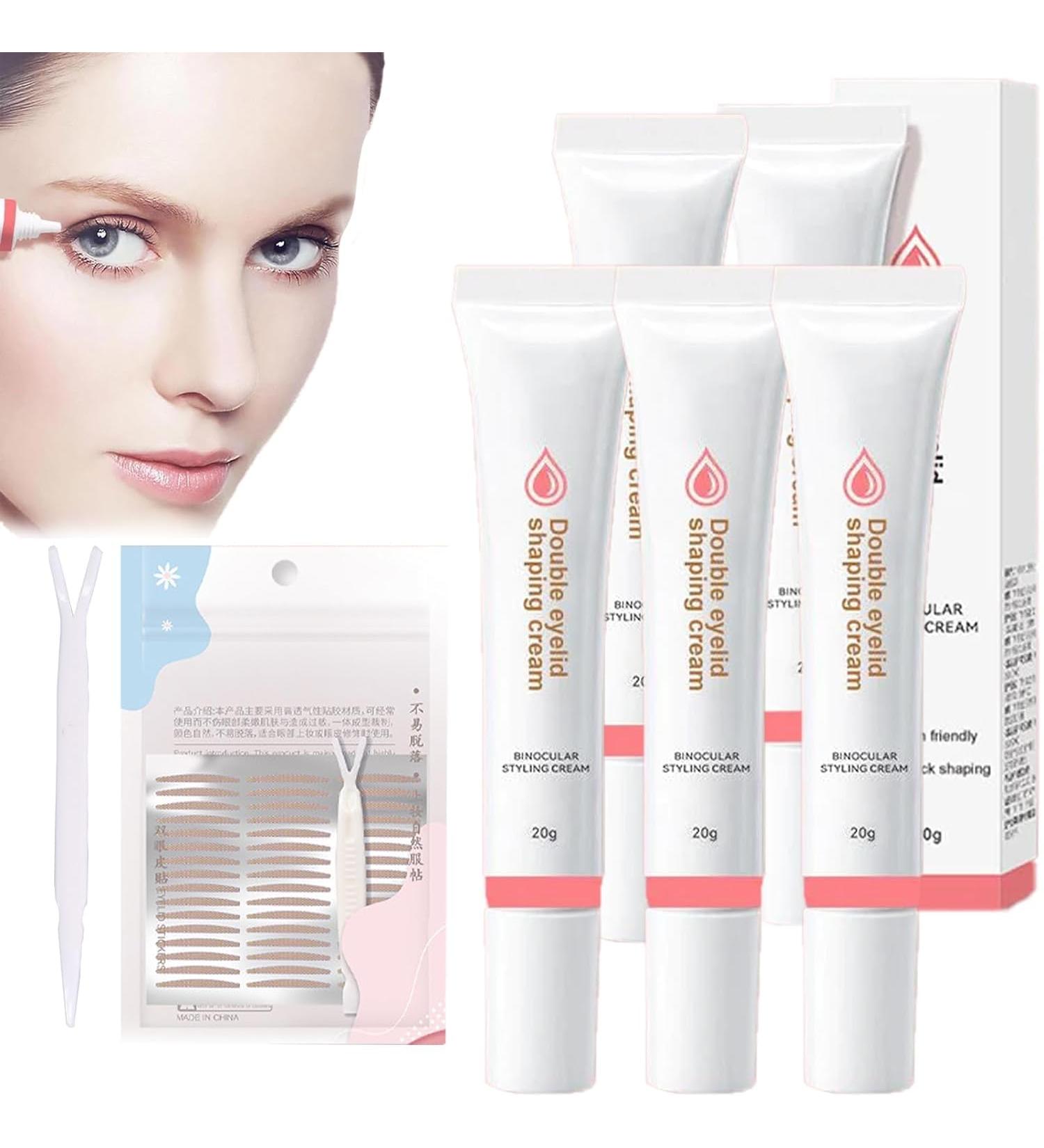 Shop Invisible Double Eyelid Styling Cream - Waterproof Shaping Cream & 120 PCS Tape | International Shipping Available - Buy Online on GoSupps.com