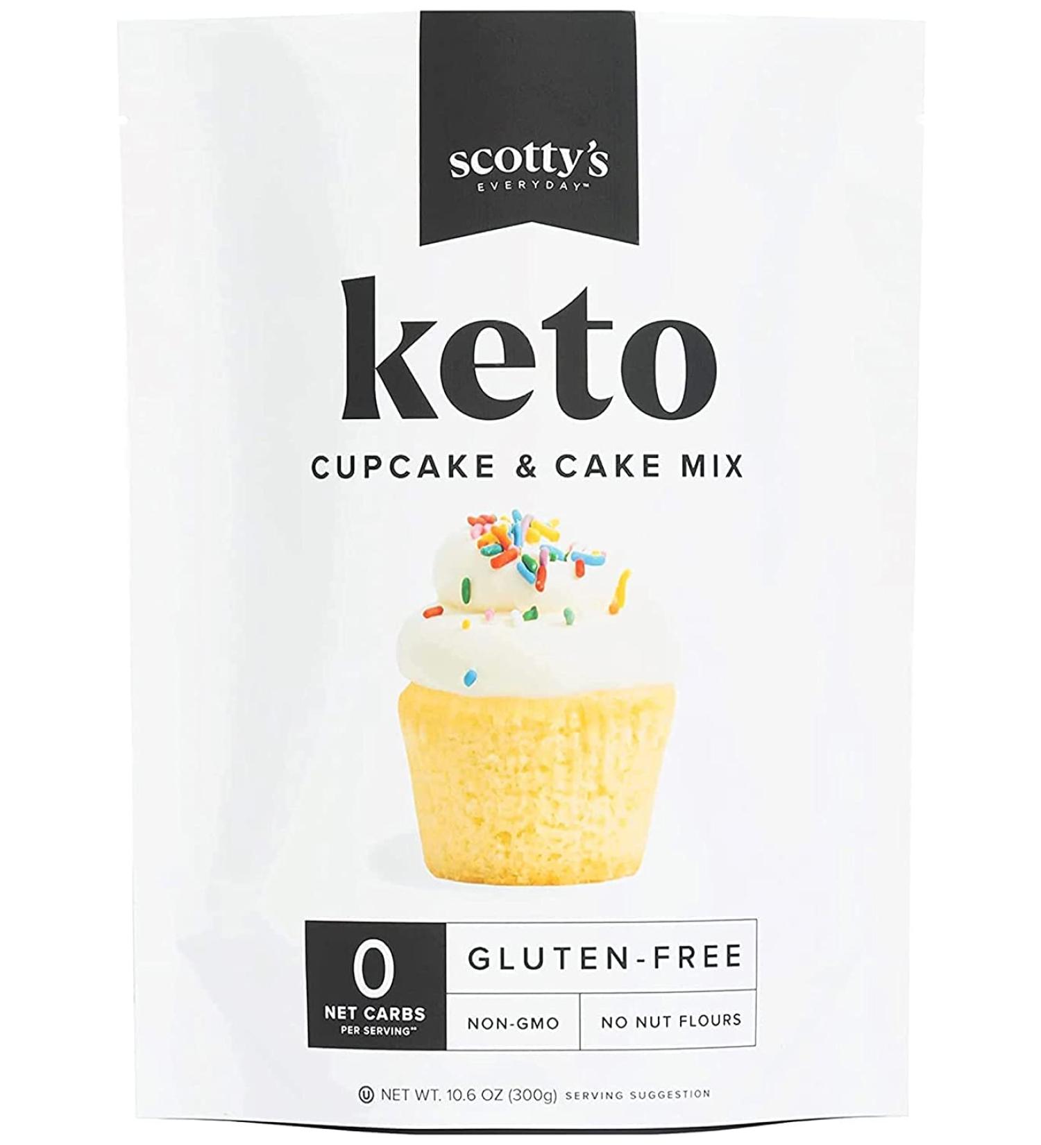 Keto Cupcake & Cake Mix - Gluten Free Zero Carb Baking - No Nut Flours - Sugar Free - Non-GMO - Kosher - 10.6oz (Pack of 1) - Buy Online on GoSupps.com