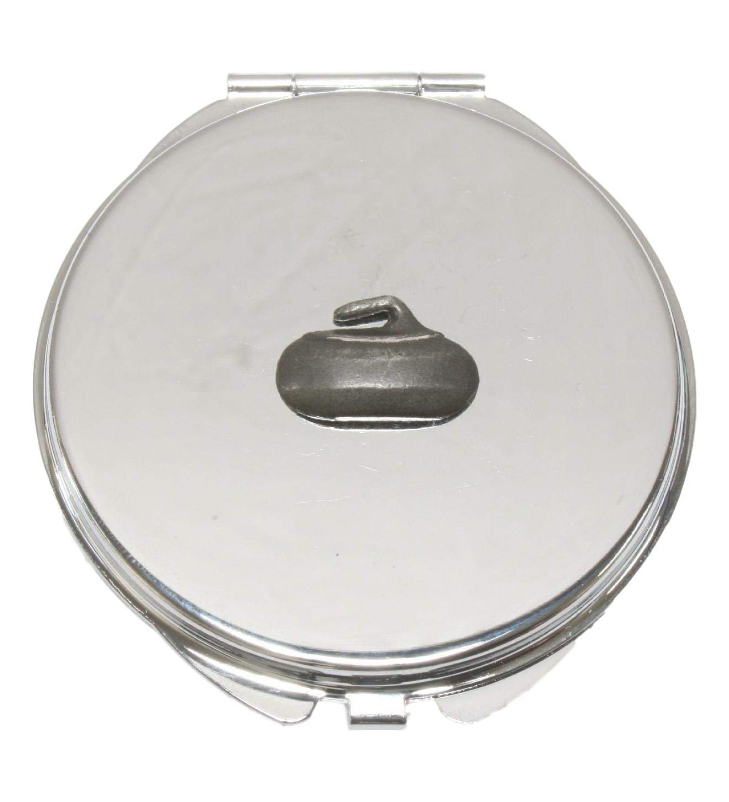 Curling Stone Compact Mirror Handbag Gift With Free Engraving 95 - Buy Online on GoSupps.com