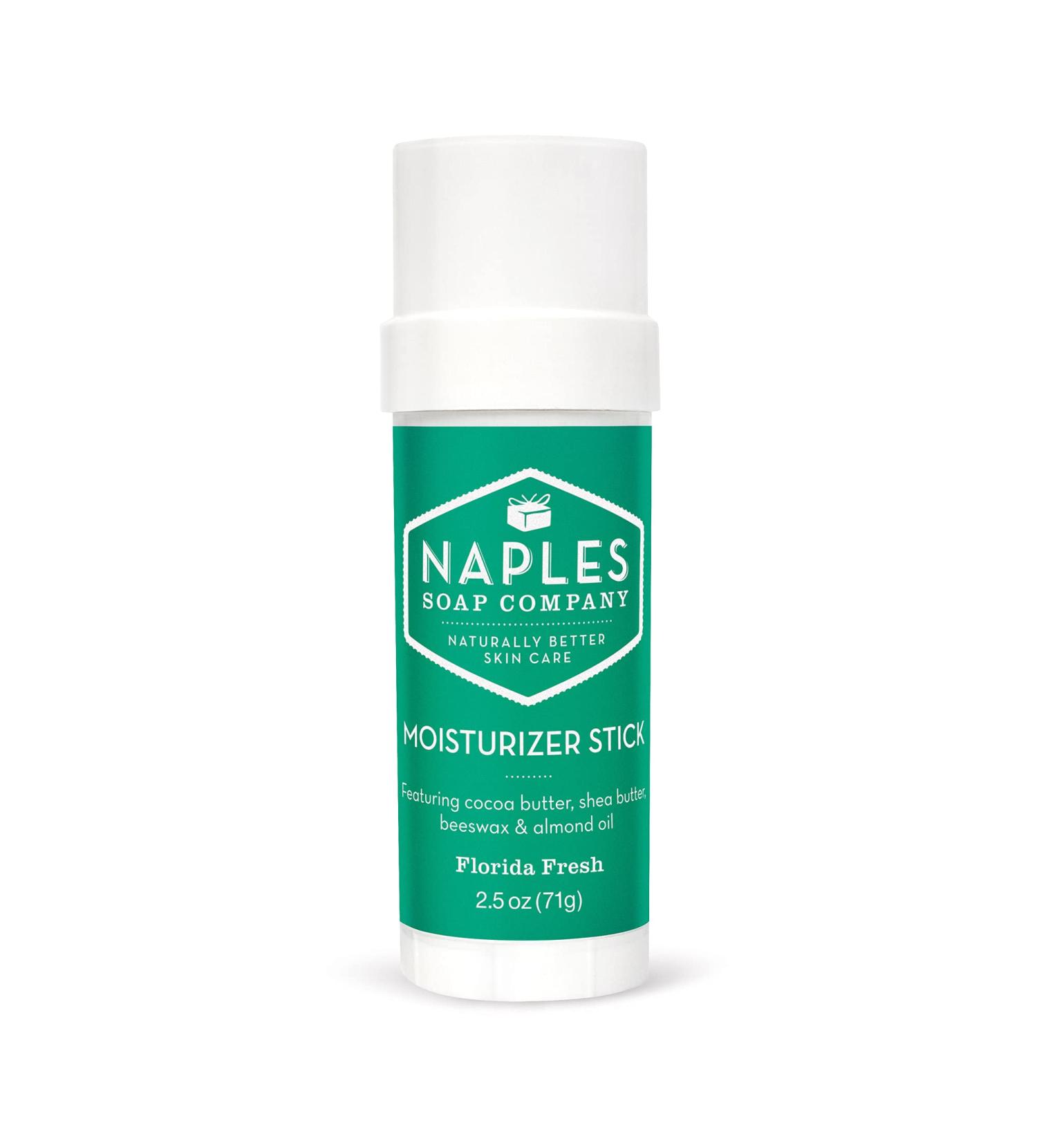 Naples Soap Company Hydrating Noncomedogenic Body Moisturizer Stick - Florida Fresh 2.5oz | Safe for All Skin Types | International Shipping Available - Buy Online on GoSupps.com