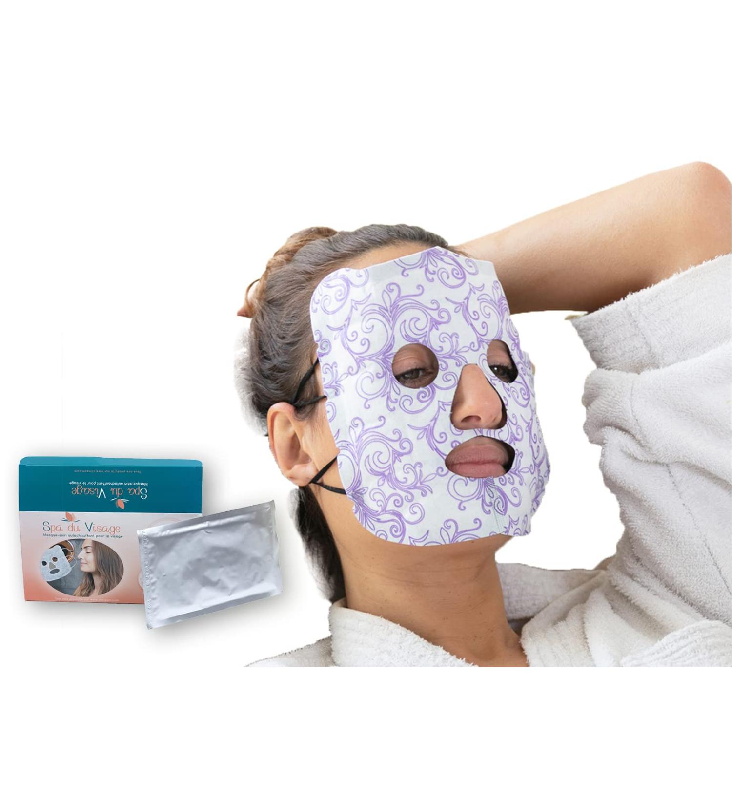 CLIMSOM Facial Spa: 10 Heated Face Masks (41 C) Moist Heat Bath for 30 minutes Detox for the Face Ready to Use in 30 seconds Purifies Relaxes and Hydrates - Single Use - Buy Online on GoSupps.com