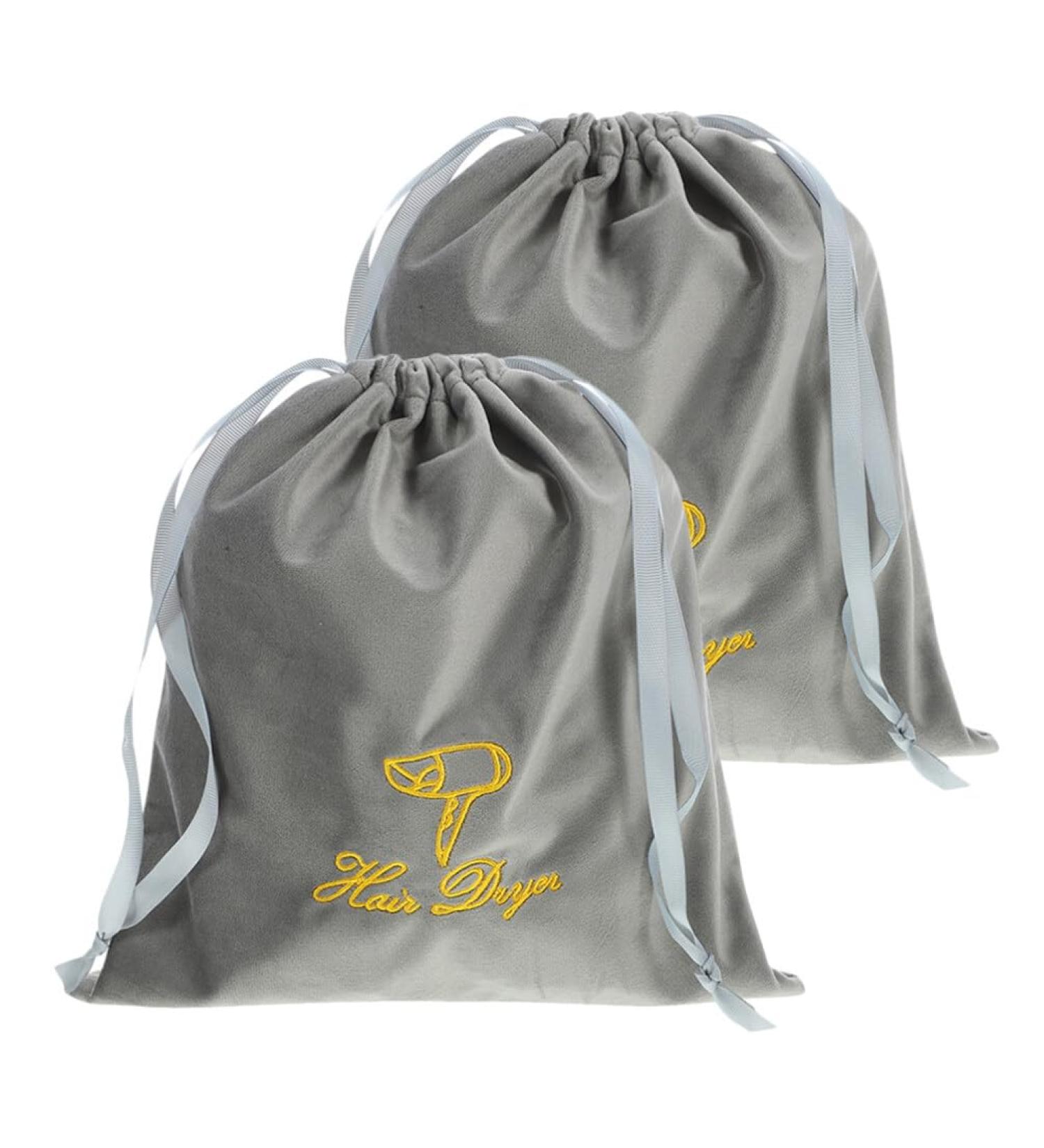Beaupretty Hair Dryer Bags - 2pcs Drawstring Storage Pouch for Home & Travel | Ideal for Hotels | 25x22cm - Buy Online on GoSupps.com