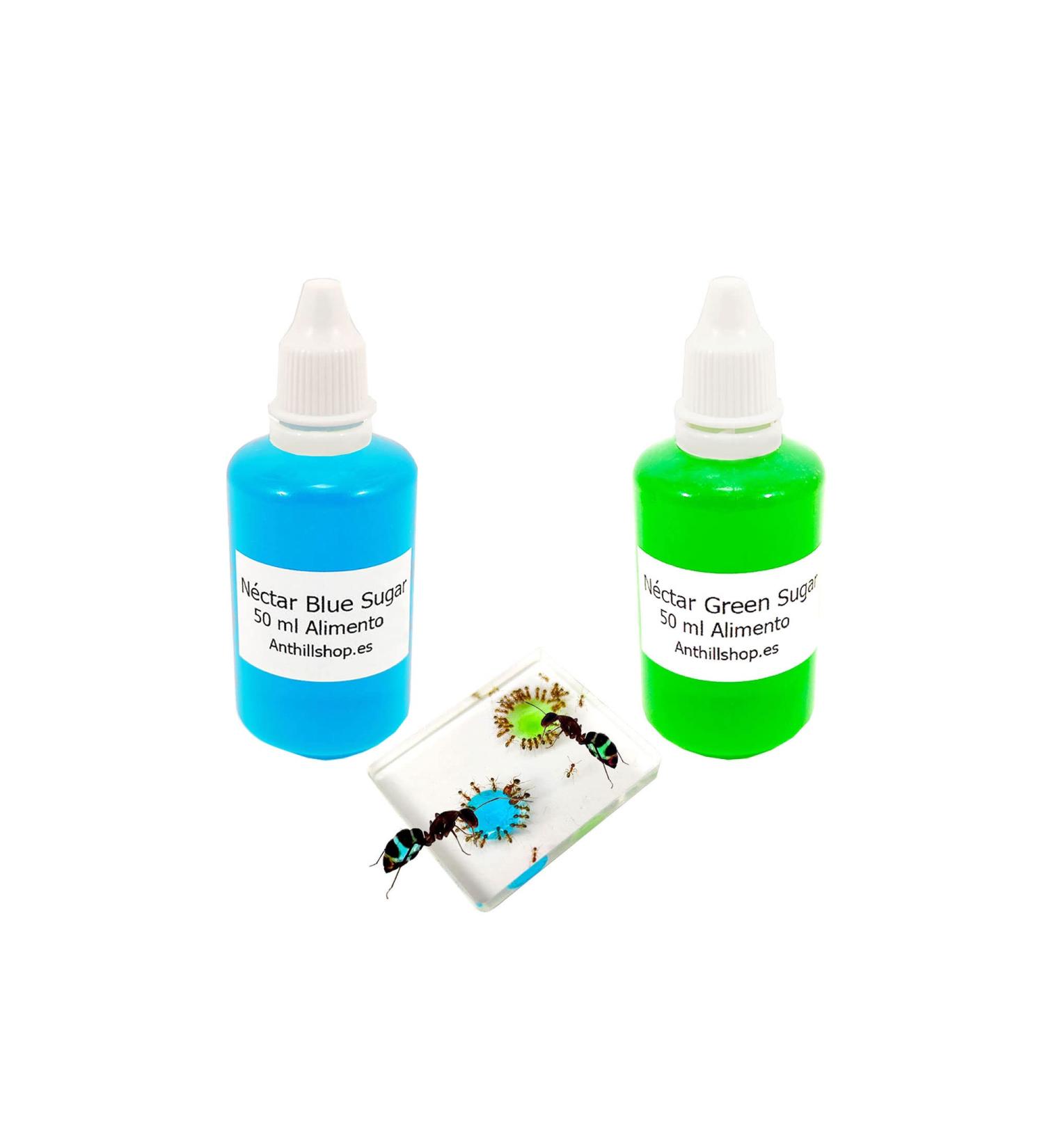 Ant Food¦Excellent and Irresistible?Food for Your Ants and Ant Farm? - New Blue Sugar Nectar Plus Green Sugar Nectar - Econom