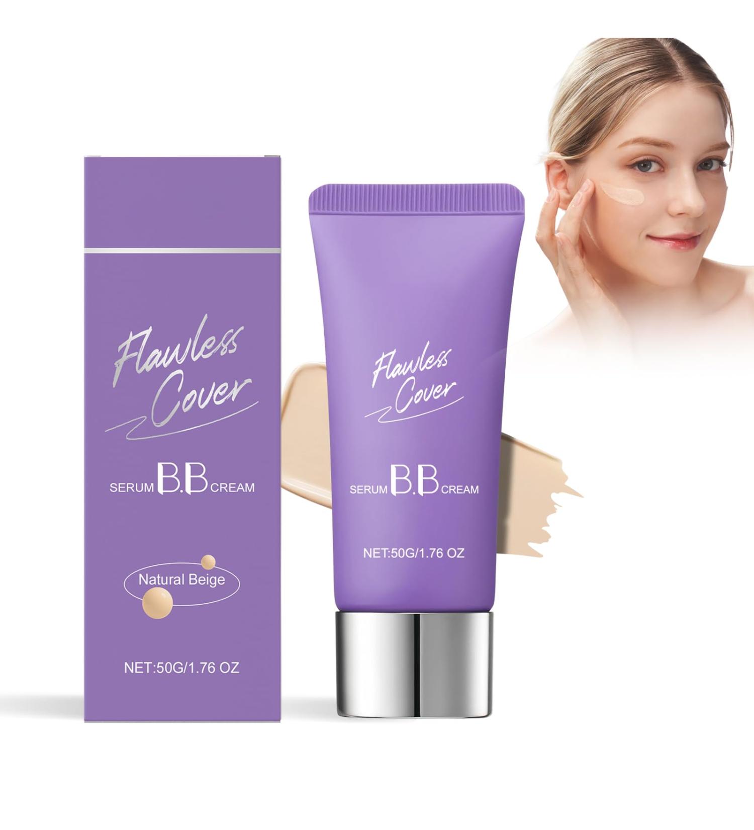 S rum BB Cr me - Teint Frais Fond De Teint Soin | Effet Peau De Verre Couvrance L g re Texture Fluide & Lumineuse | 50g - Soin Visage (Couleur Naturelle) natural color 1 g (Lot de 1) - Buy Online on GoSupps.com