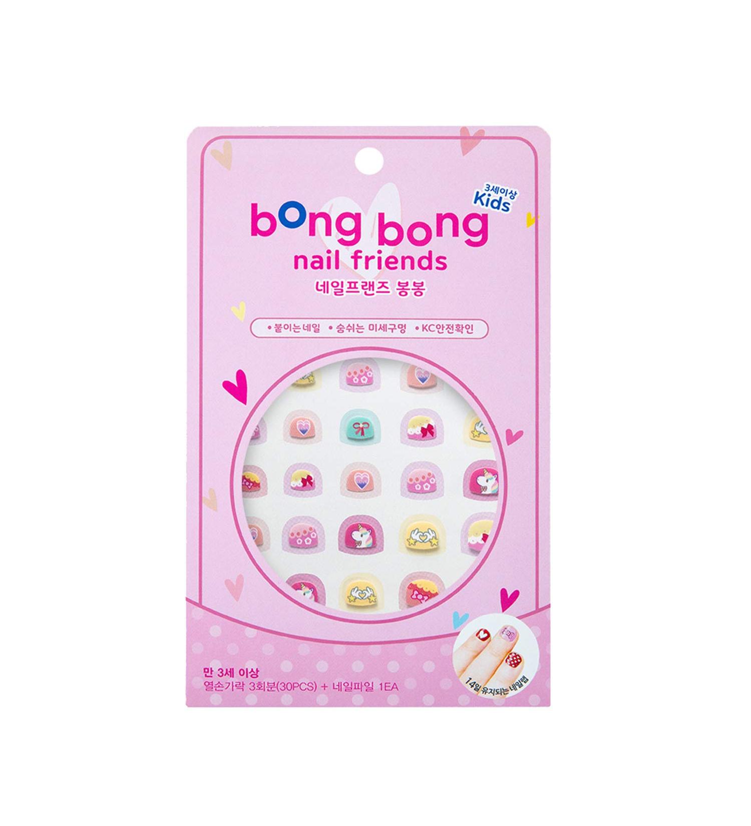 Non-Toxic Nail Wraps for Kids 3+ Years | Long Lasting & Safe Nail Stickers for Girls - 30 Stickers - Buy Online on GoSupps.com