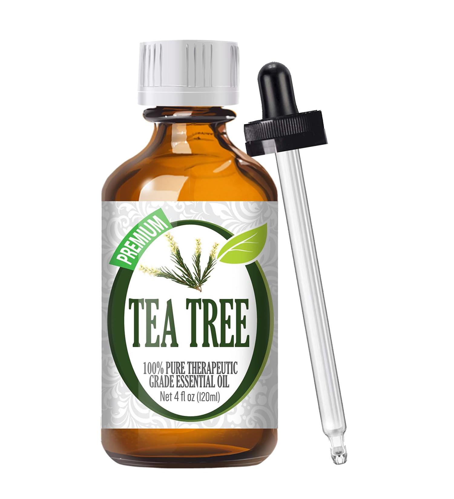 Buy Healing Solutions Tea Tree Essential Oil 120ml - 100% Pure & Natural - International Shipping Available - Buy Online on GoSupps.com