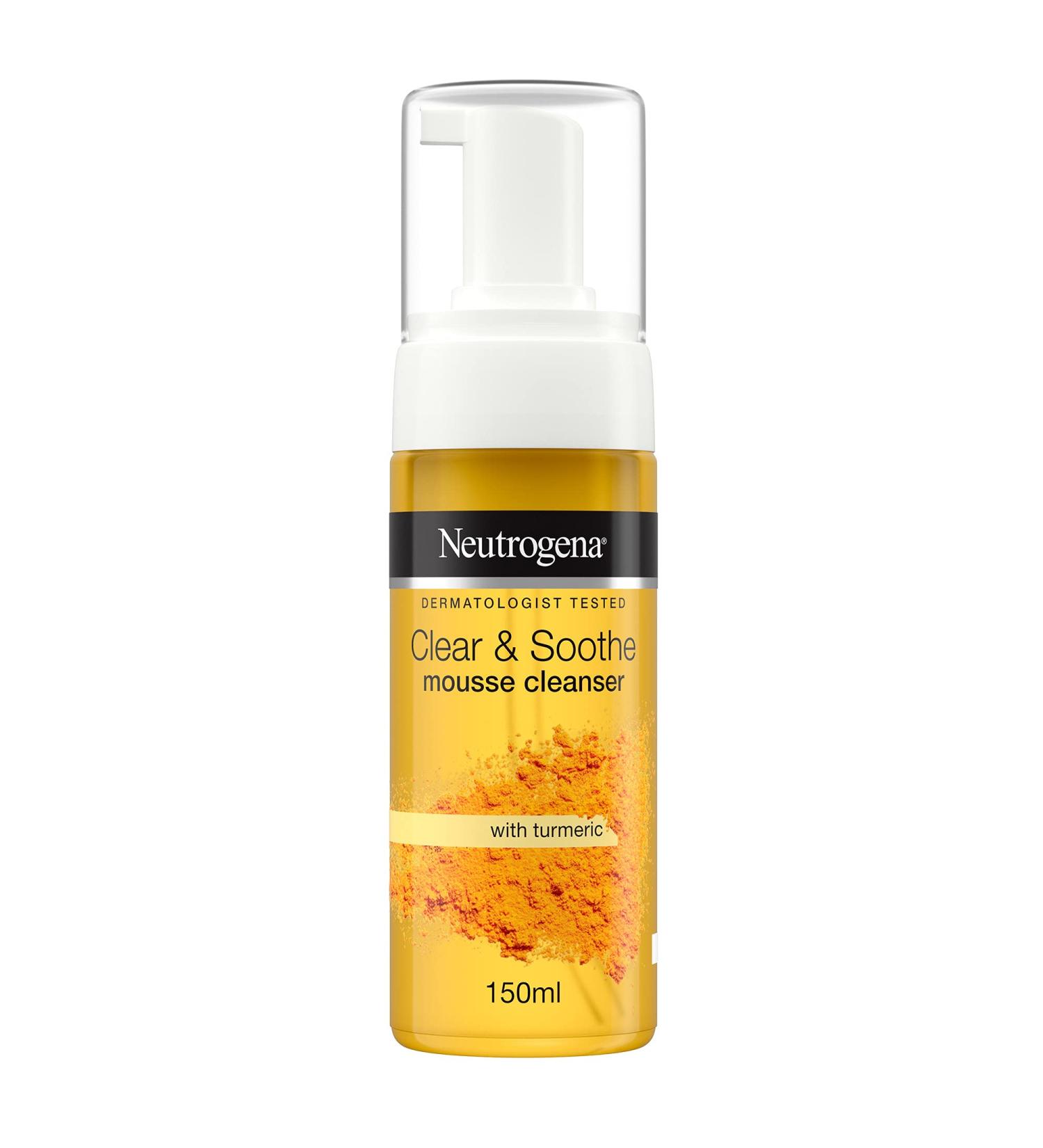 Neutrogena Clear and Soothe Mousse Cleanser 150 ml - Gentle Face Wash for Clear Skin - Buy Online on GoSupps.com