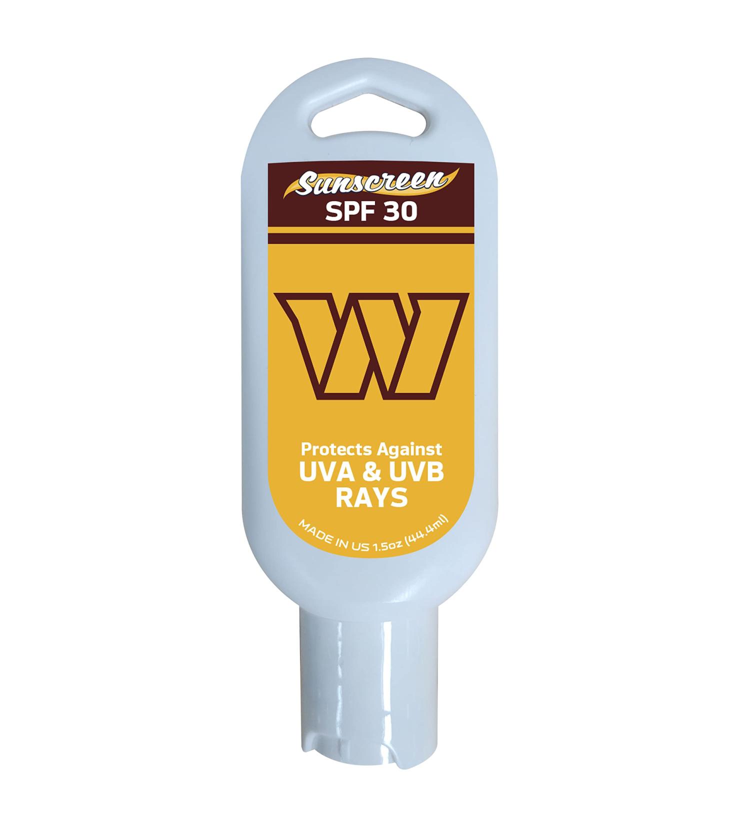 FANMATS 34756 Washington Commanders 1.5oz SPF 30 Sunscreen