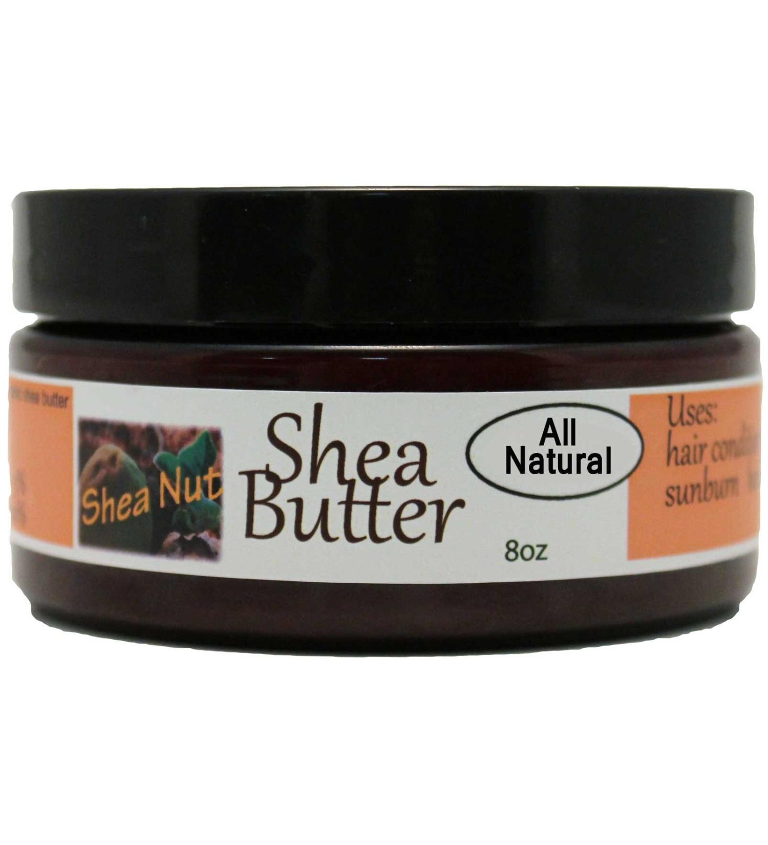All Natural Shea Butter - Natural & Pure Body Moisturizer for Hair Skin Face and Lips - 100% Pure from The African Shea.