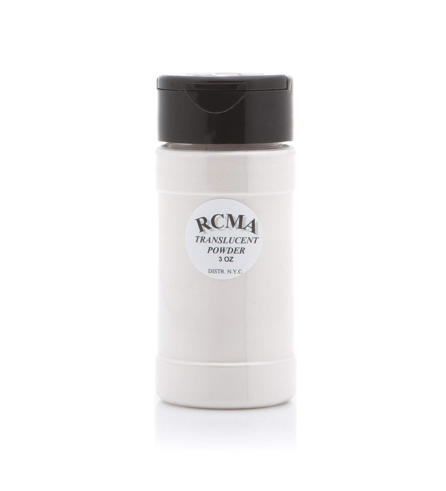 RCMA - Translucent Powder with Flesh Tone Pigment for Flawless Finish - Professional Makeup - Bottle 3 Ounces - Movie  Theater  or Everyday Makeup